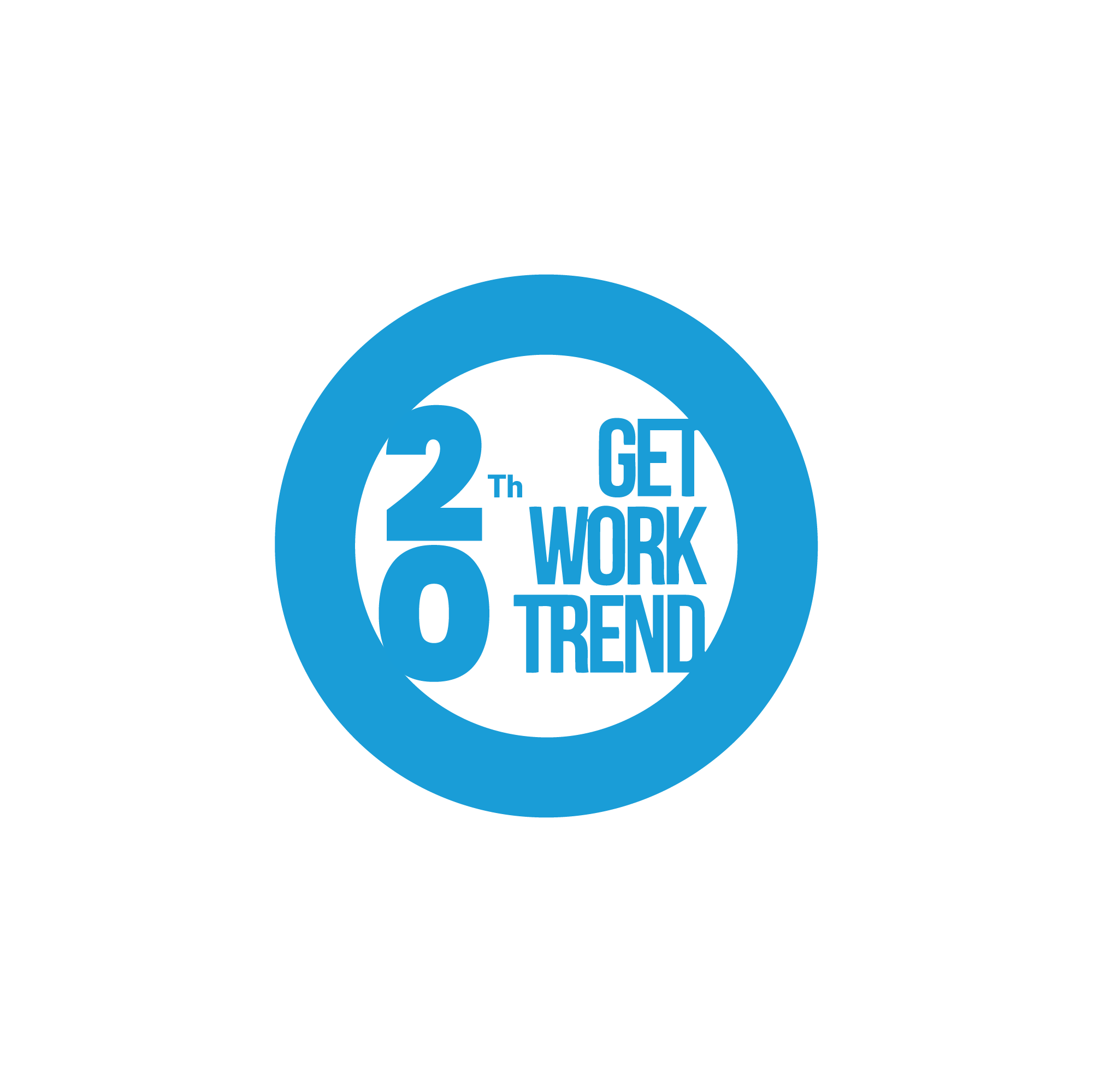 Logo Design by its_syaqueenn for Get Work Trend Kft. | Design #32298396