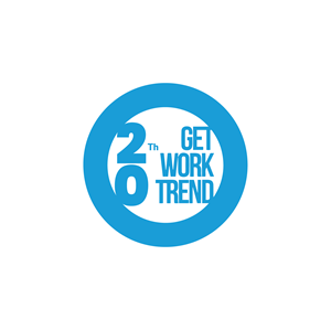 Logo Design by its_syaqueenn for Get Work Trend Kft. | Design: #32298396