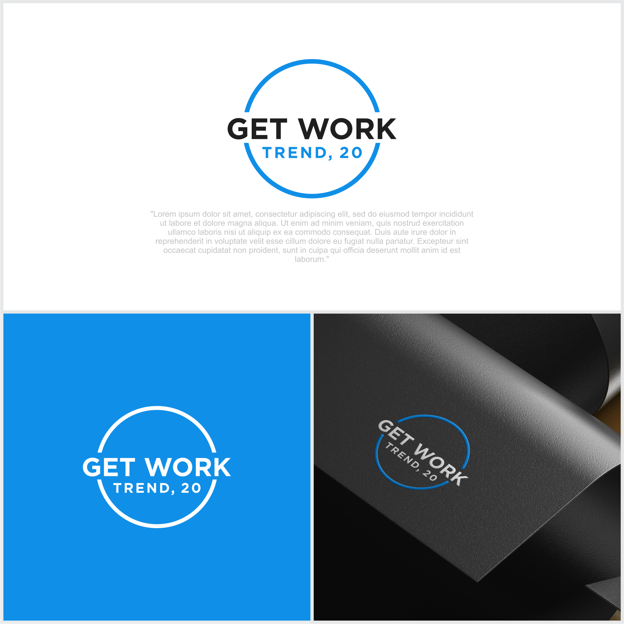 Logo Design by marselino ™ for Get Work Trend Kft. | Design #32452803