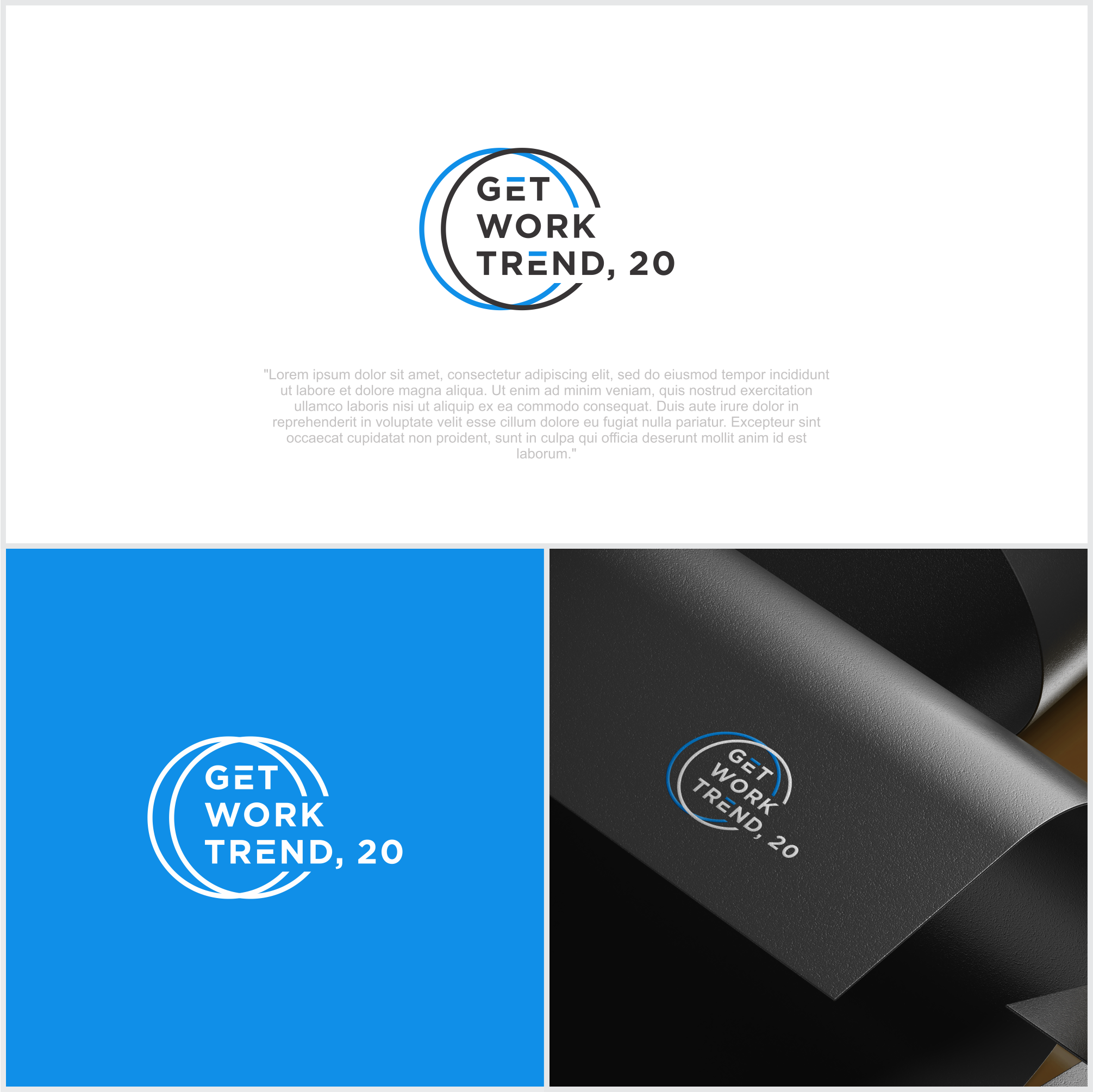 Logo Design by marselino ™ for Get Work Trend Kft. | Design #32452804