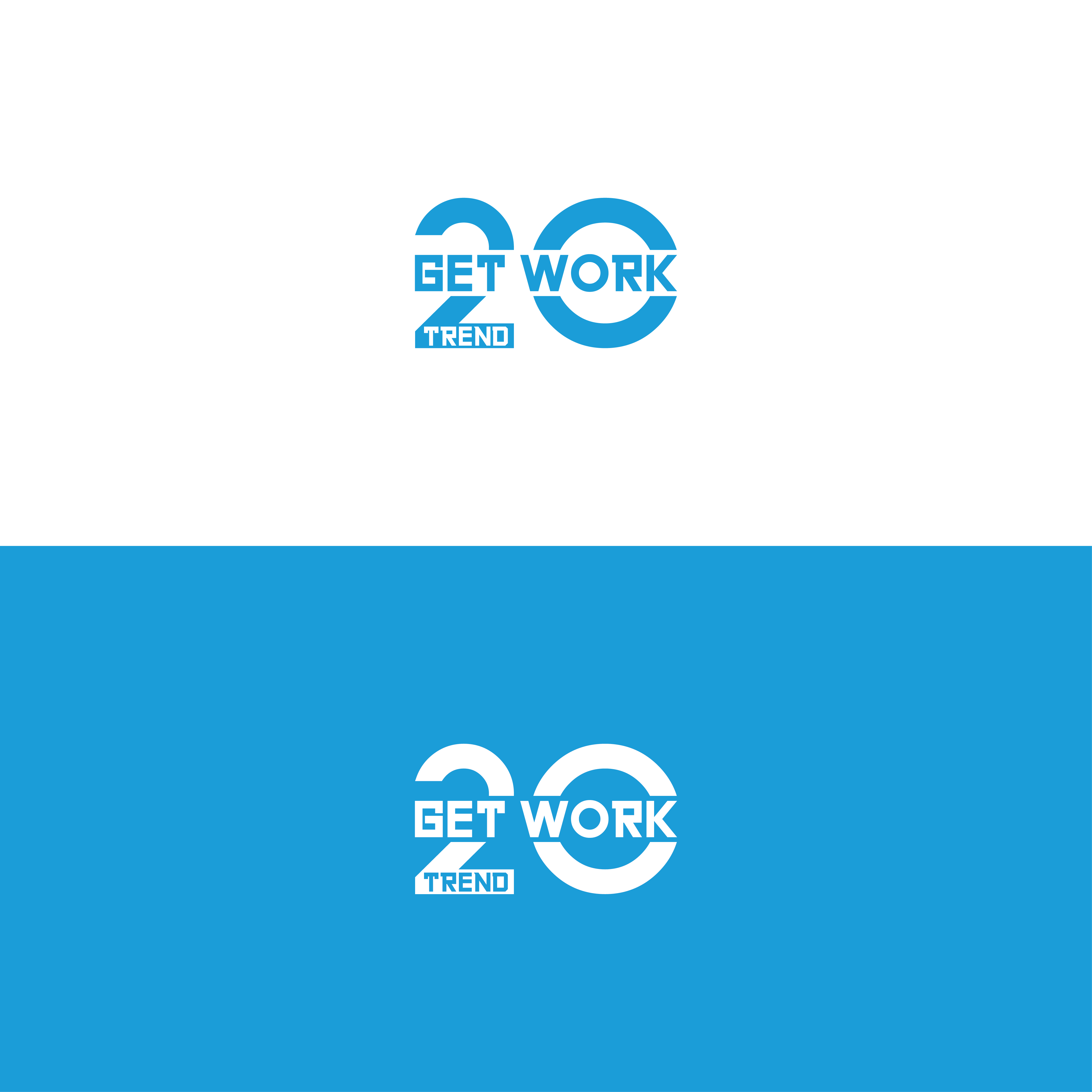 Diseño de Logo por The Vectorize  para Get Work Trend Kft. | Diseño #32290400