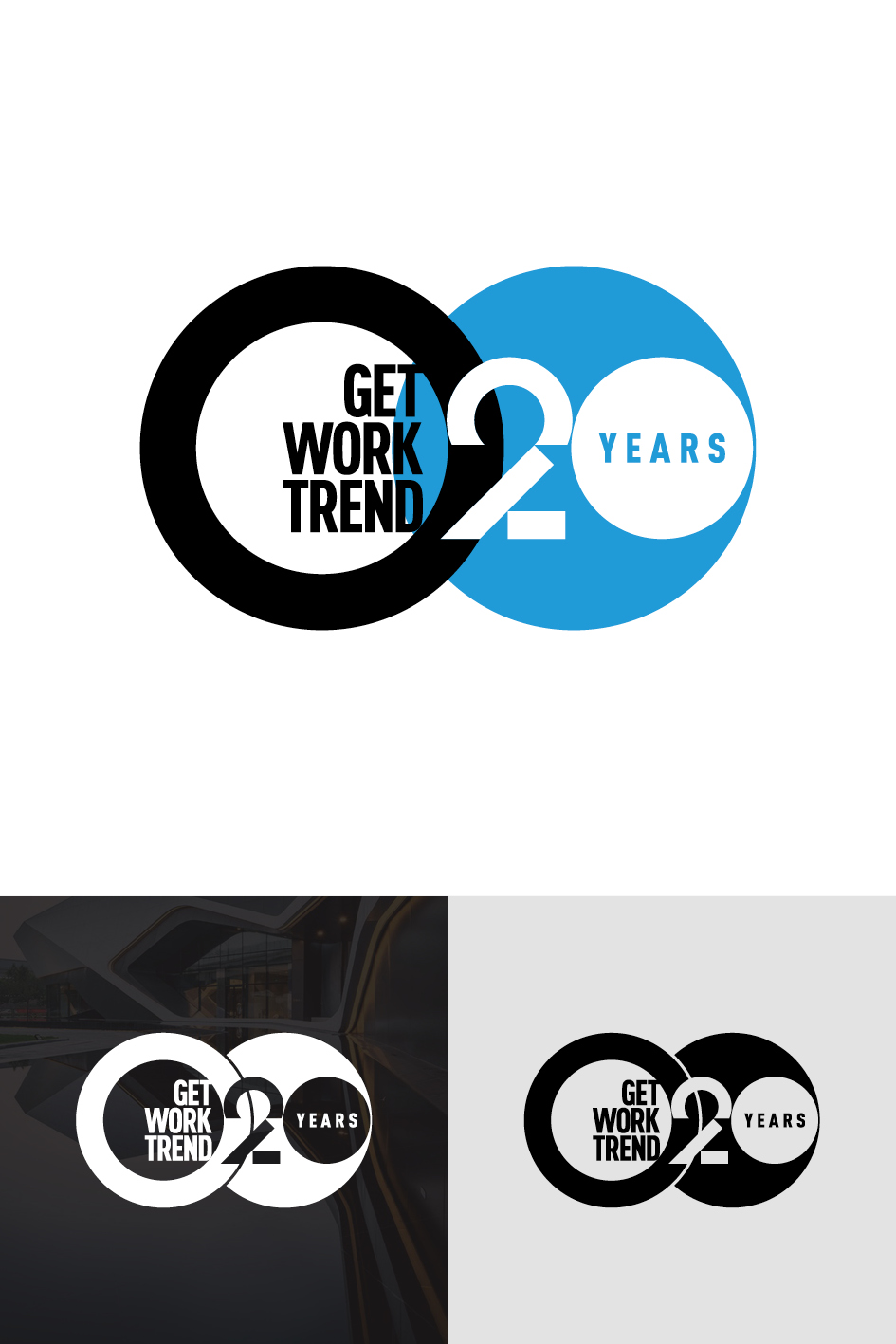 Logo Design by Omar27 for Get Work Trend Kft. | Design #32295577