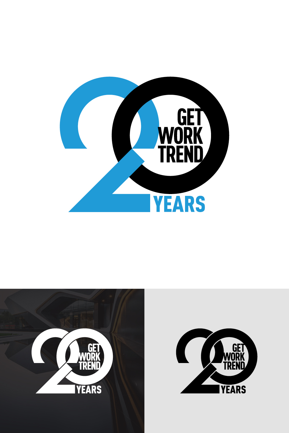 Logo Design by Omar27 for Get Work Trend Kft. | Design #32301531