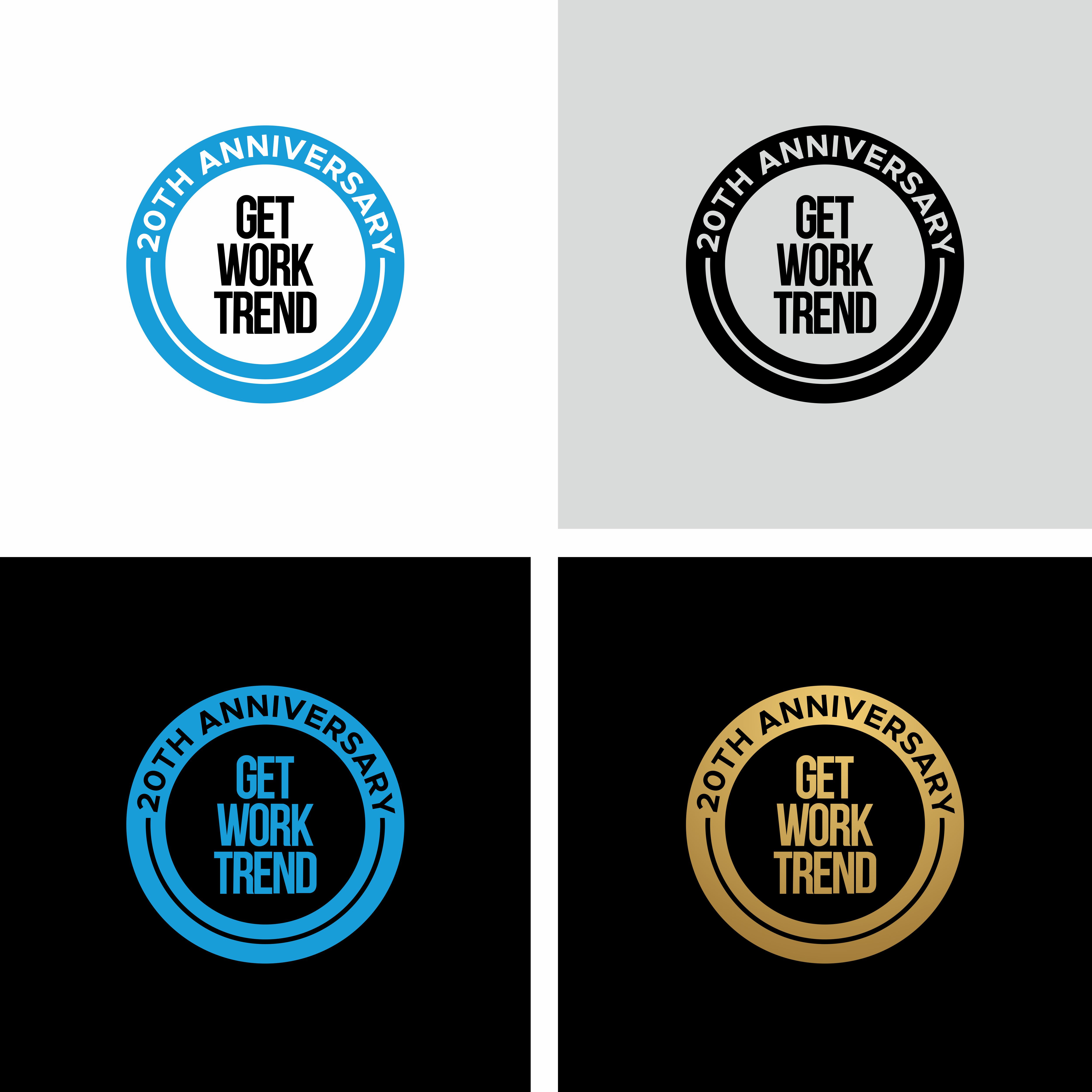 Logo Design by RAZQ for Get Work Trend Kft. | Design #32602900