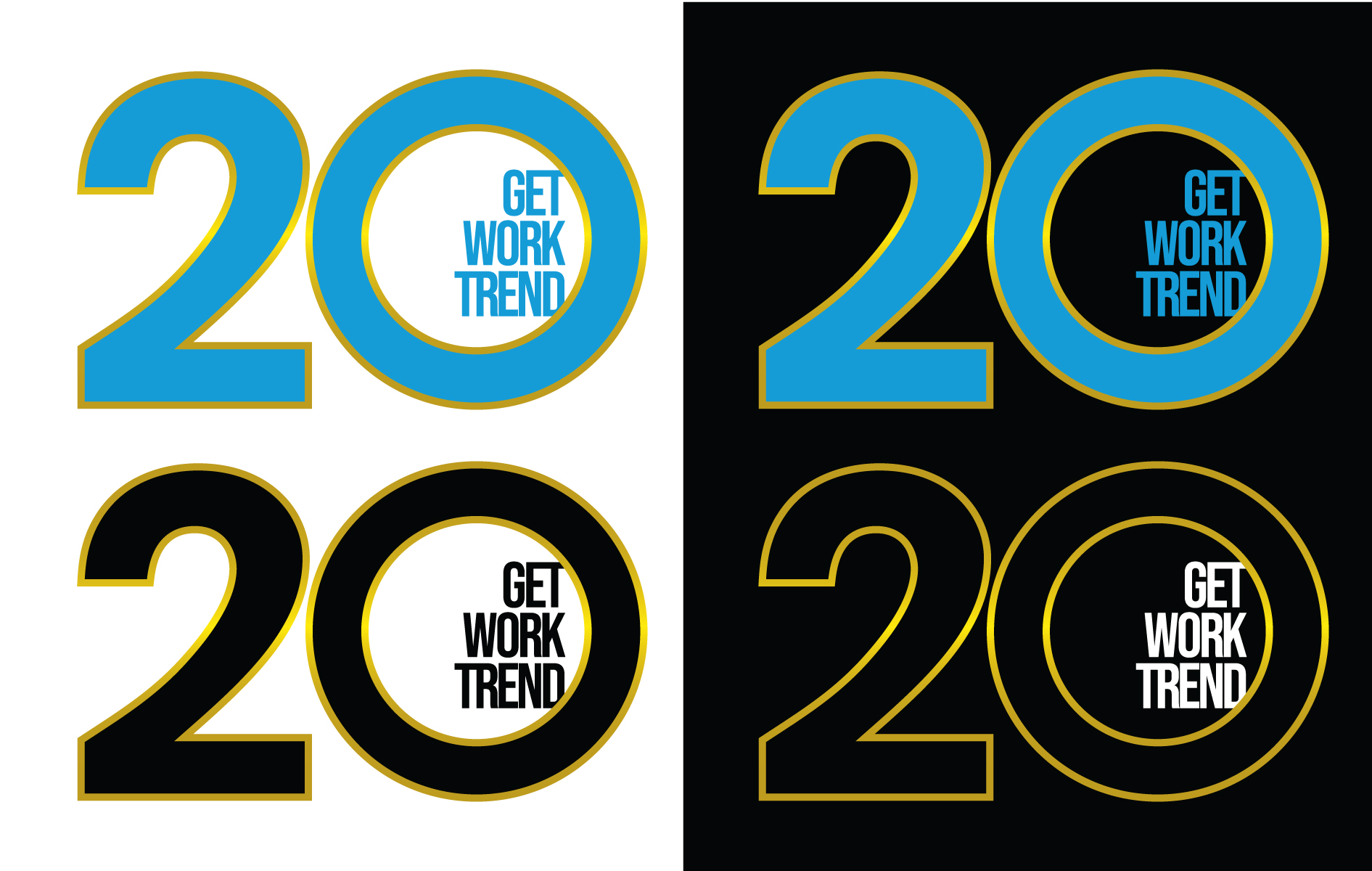 Logo-Design von Atec für Get Work Trend Kft. | Design #32289272