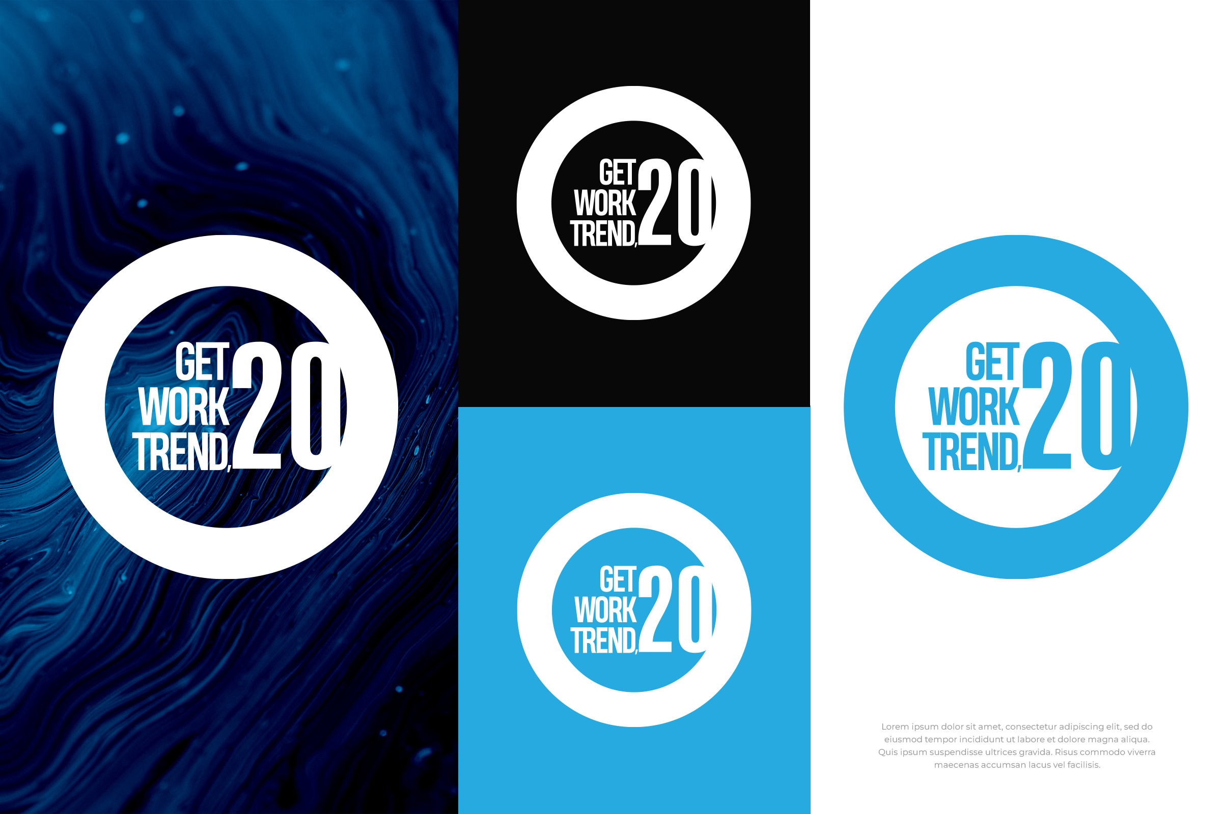Logo Design by vramar.roy for Get Work Trend Kft. | Design #32257031