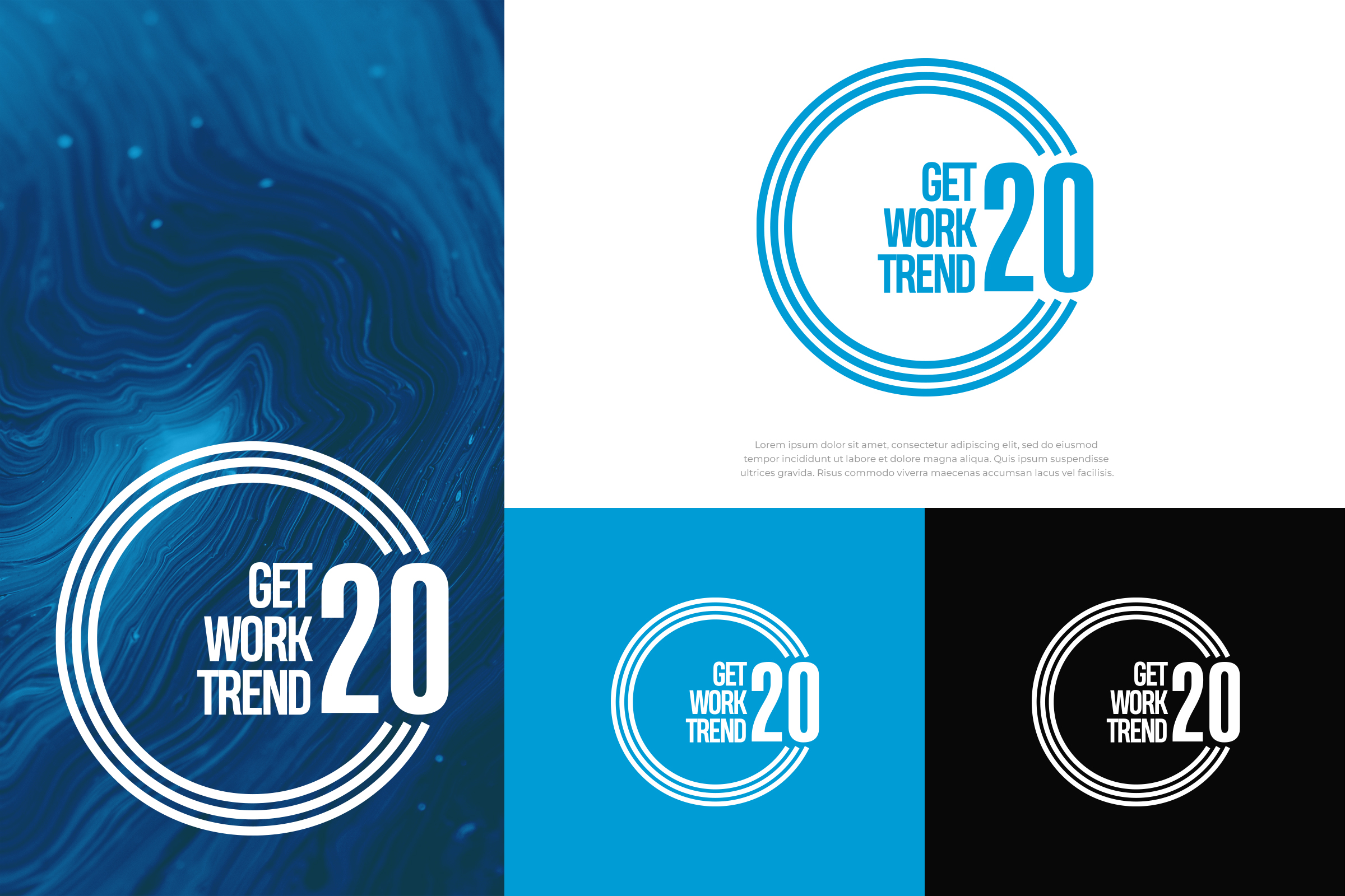 Logo Design by vramar.roy for Get Work Trend Kft. | Design #32257324