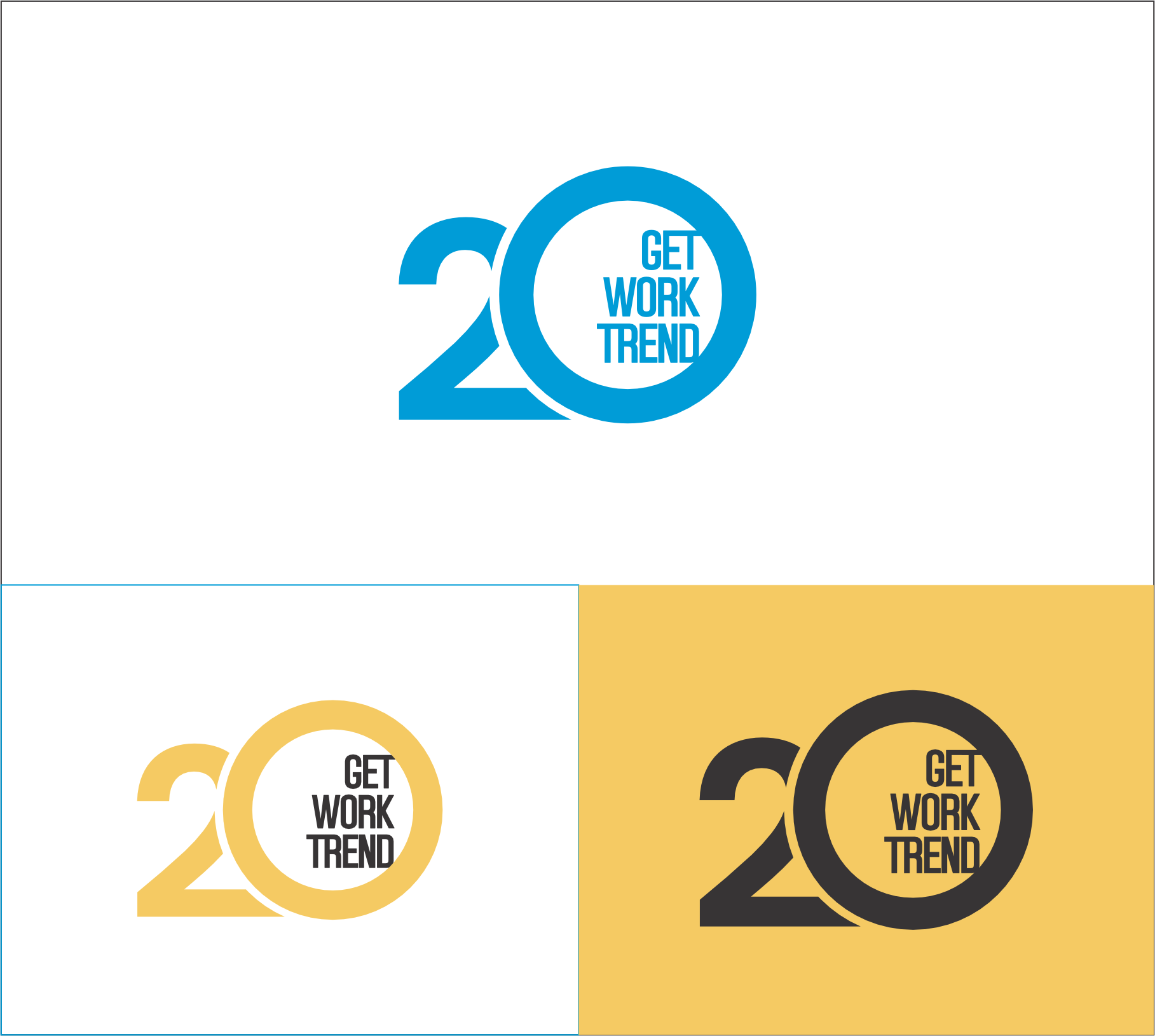 Logo Design by Udaya G for Get Work Trend Kft. | Design #32589469