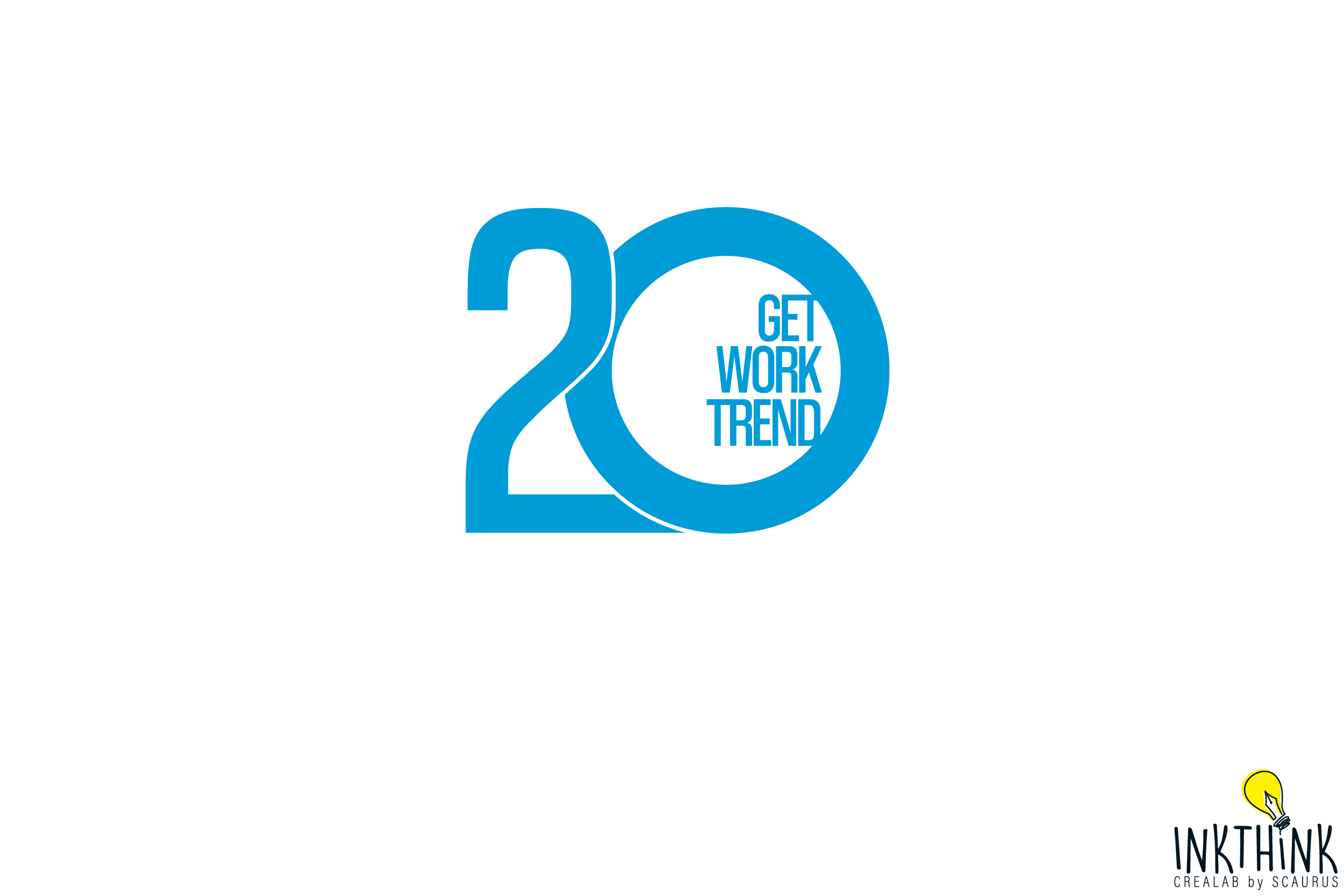 Logo Design by InkThink by Scaurus for Get Work Trend Kft. | Design #32255456