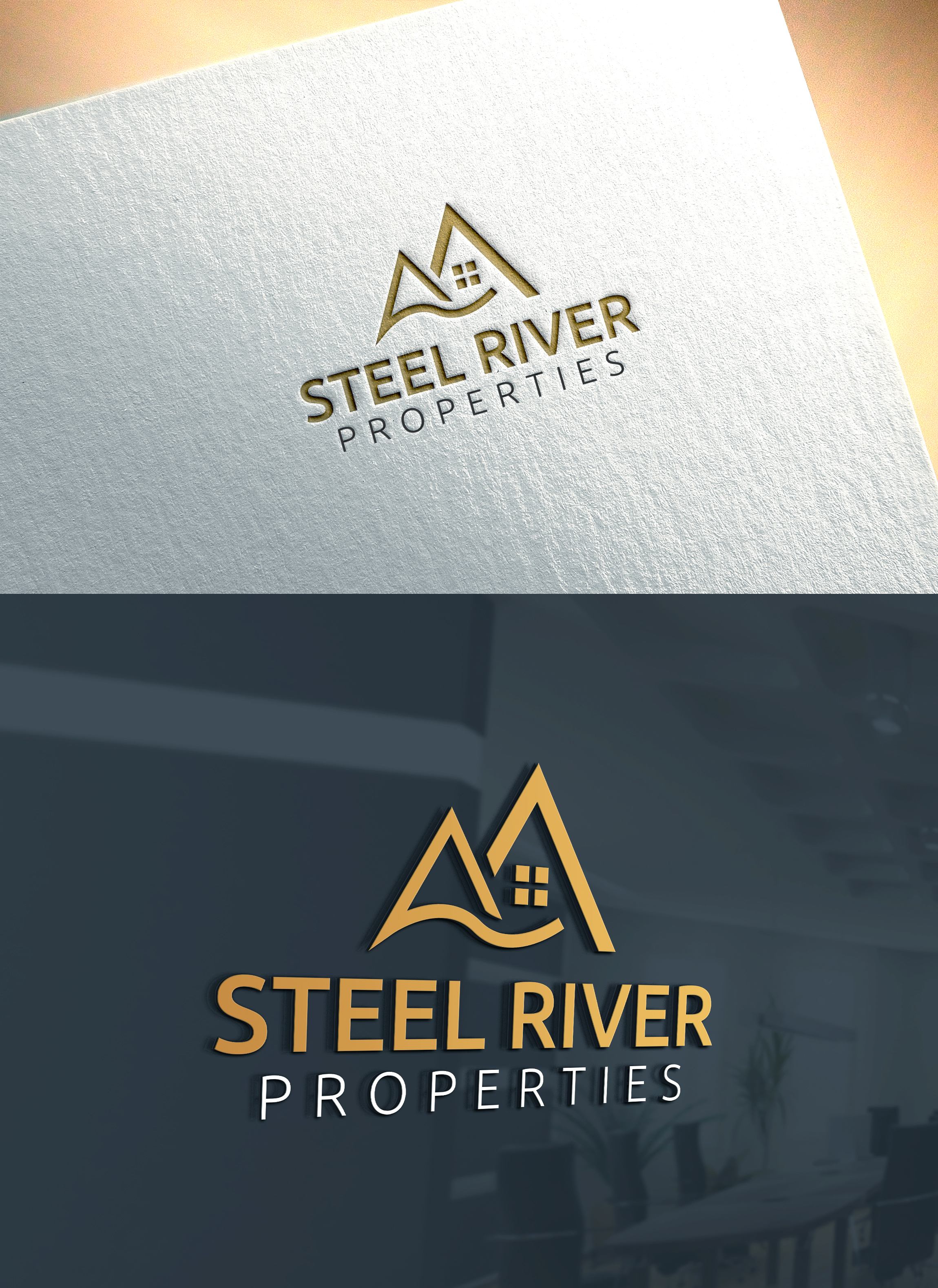Diseño de Logo por RaKu 2 para Steel River Properties | Diseño #32310854