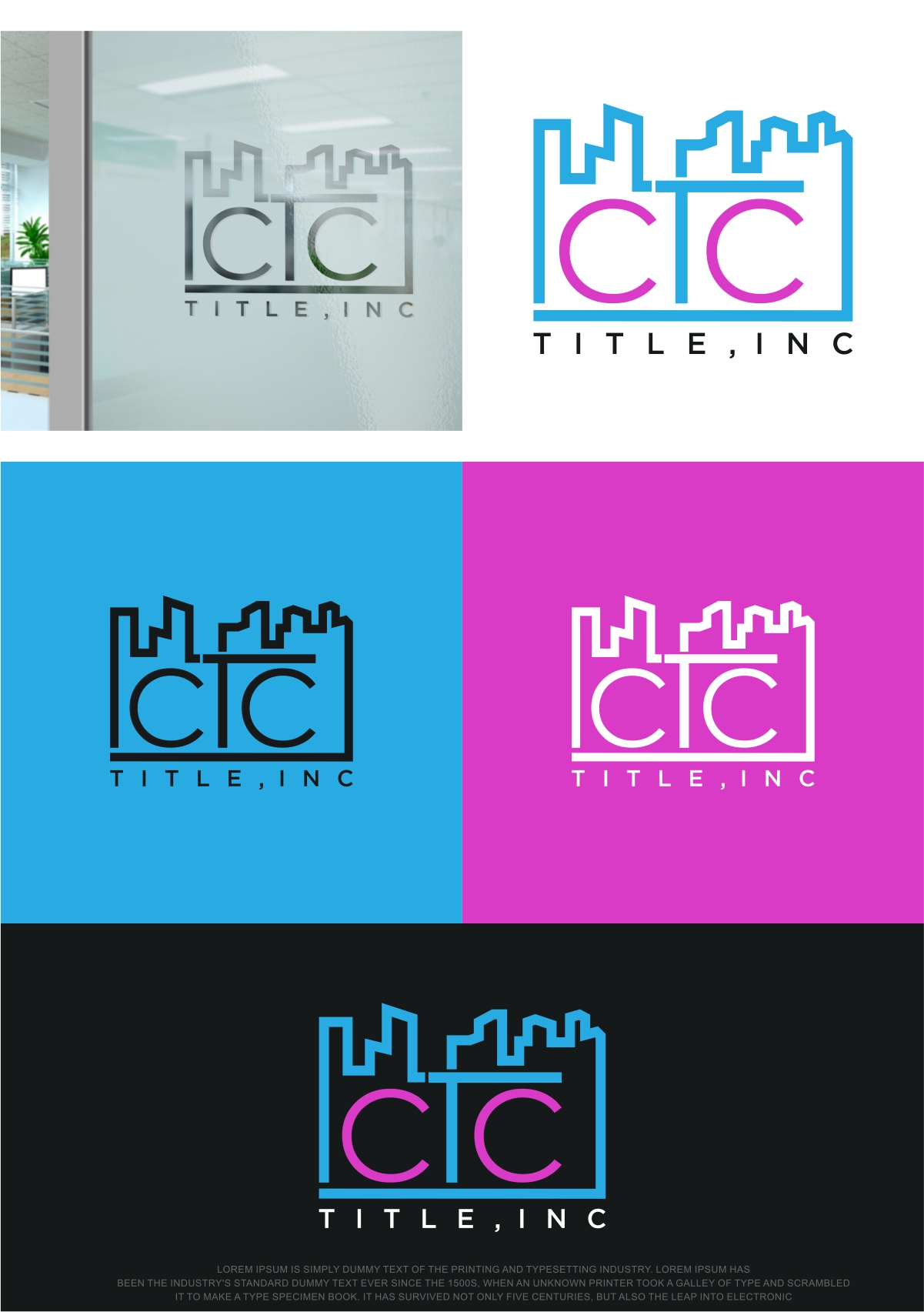 Logo-Design von Loknath für CTC Title, Inc. | Design #32381887