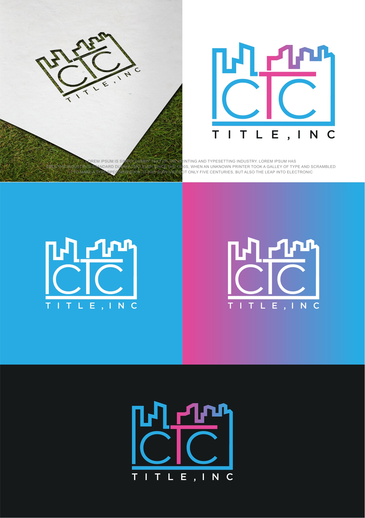 Diseño de Logo por Loknath para CTC Title, Inc. | Diseño #32381888