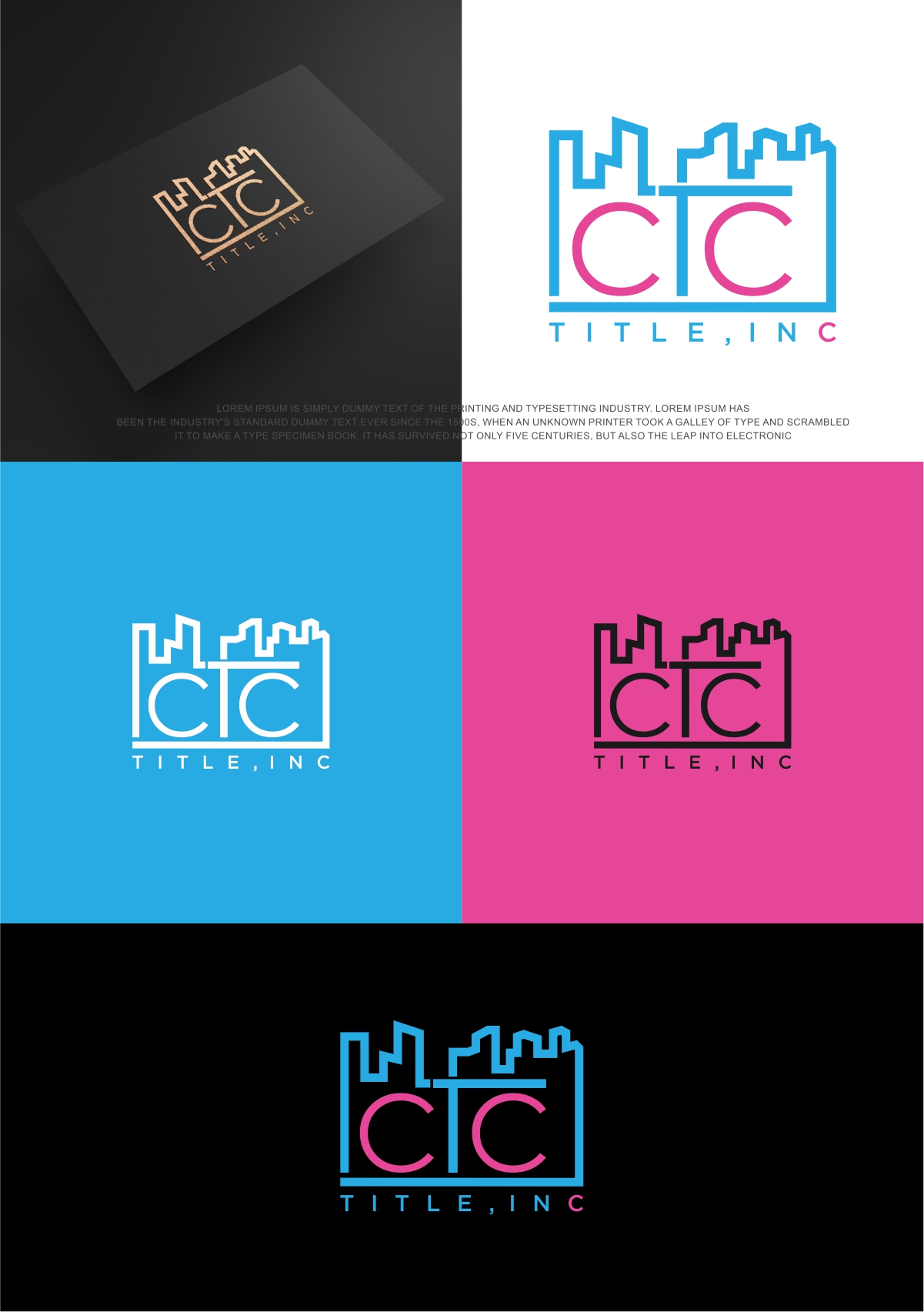 Logo-Design von Loknath für CTC Title, Inc. | Design #32381890
