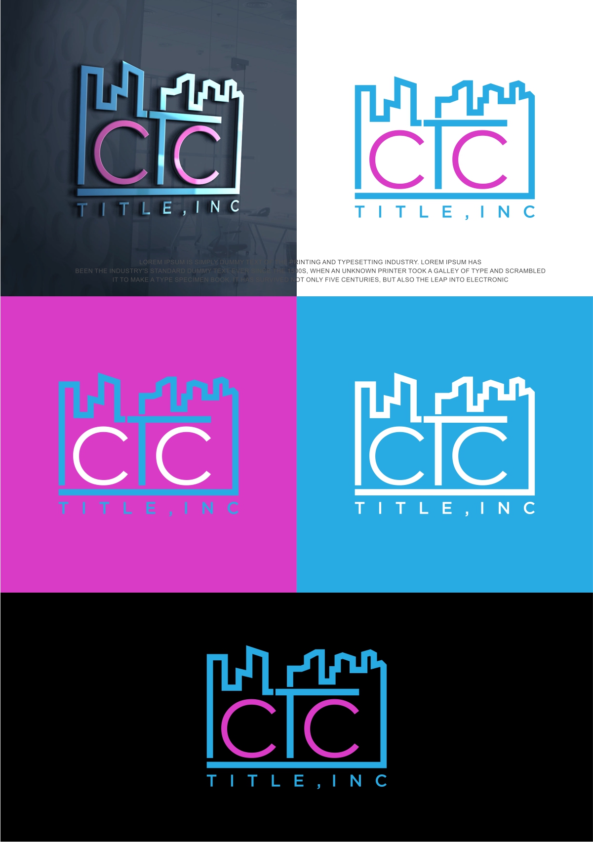 Logo-Design von Loknath für CTC Title, Inc. | Design #32381891
