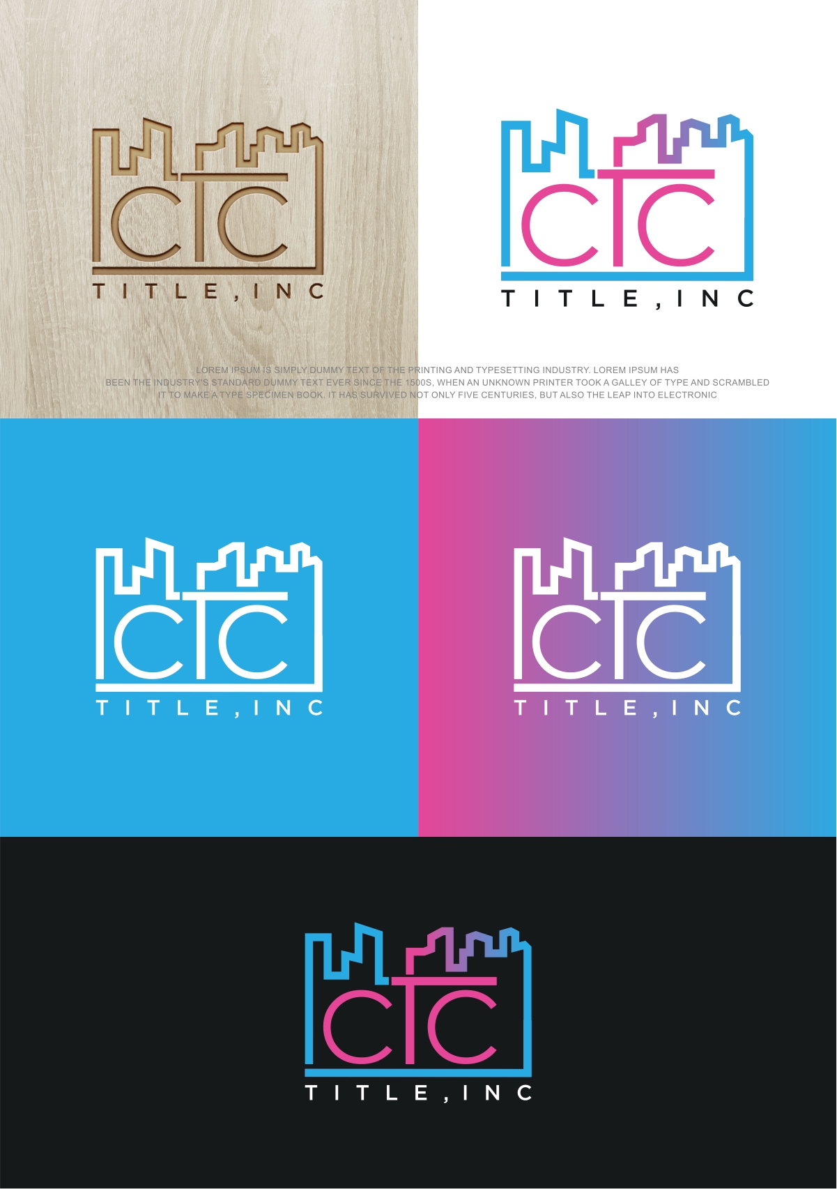 Logo-Design von Loknath für CTC Title, Inc. | Design #32381892