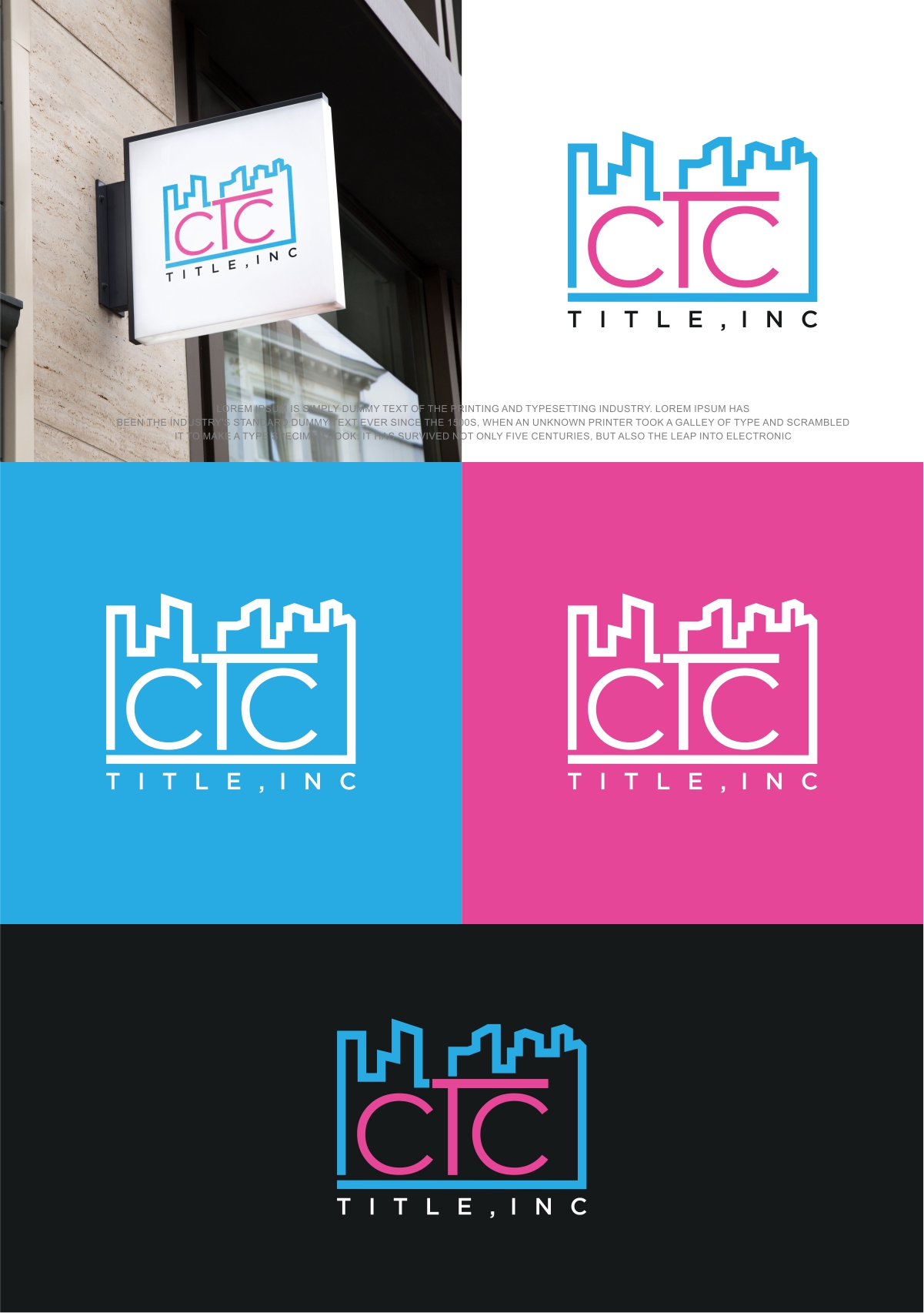 Logo-Design von Loknath für CTC Title, Inc. | Design #32381893