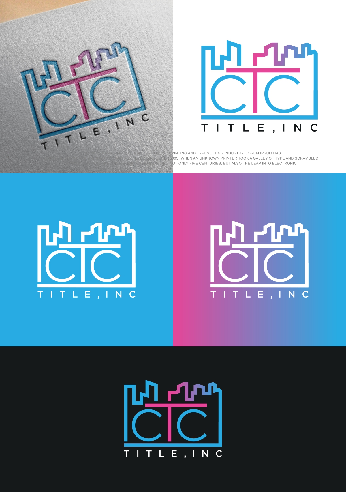 Diseño de Logo por Loknath para CTC Title, Inc. | Diseño #32390108