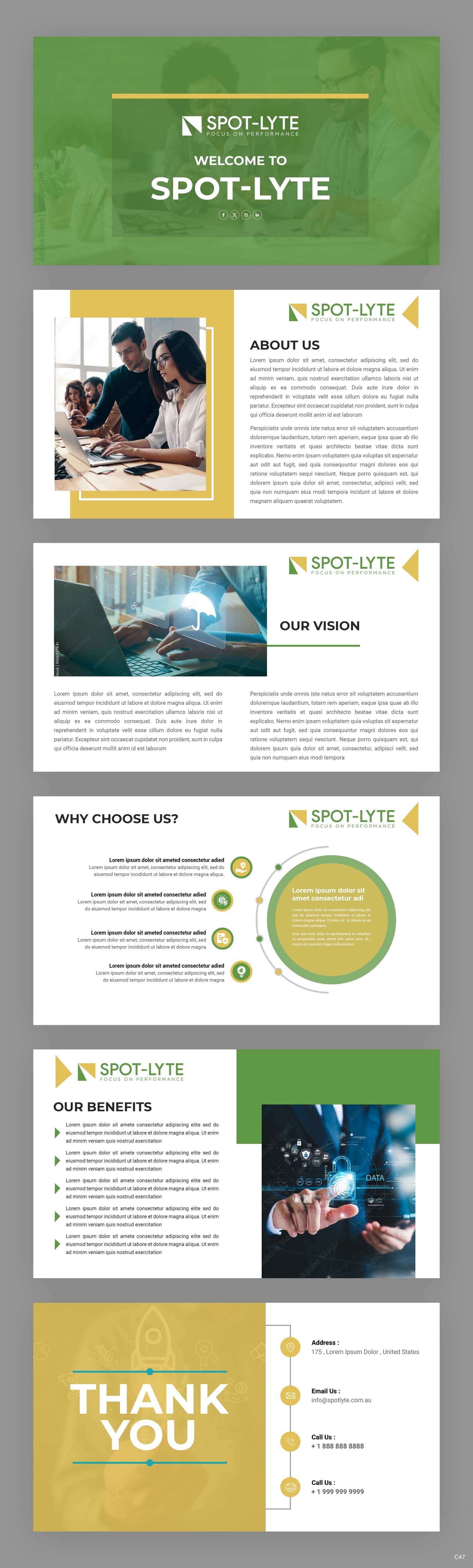 PowerPoint Design by pb for Insurance Catalyst | Design #32264424
