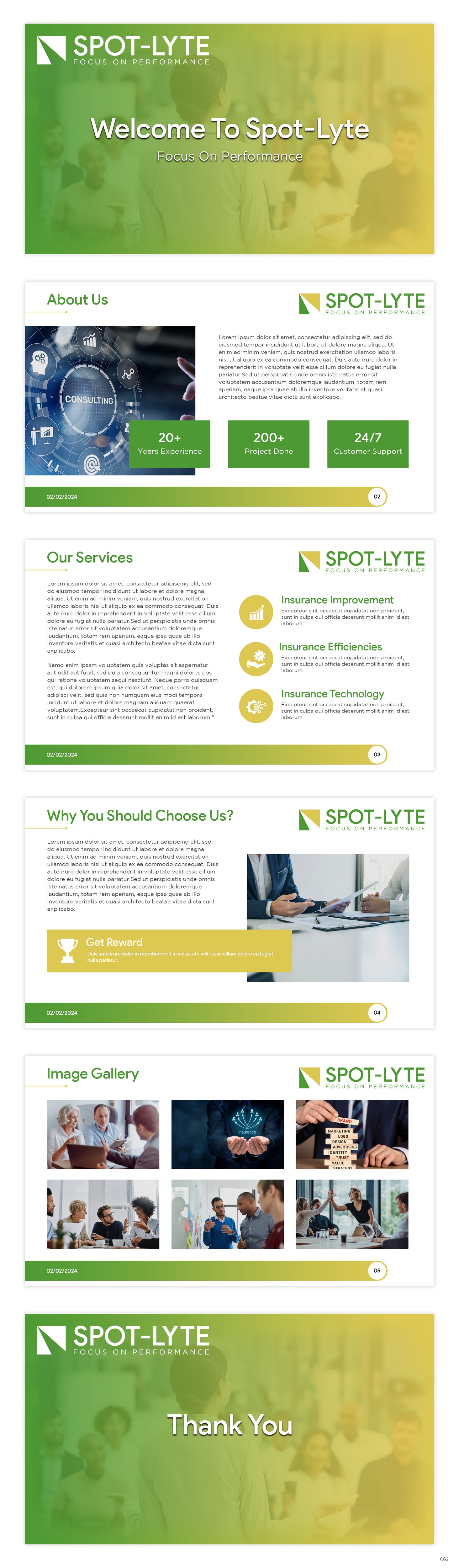 PowerPoint Design by pb for Insurance Catalyst | Design #32264441