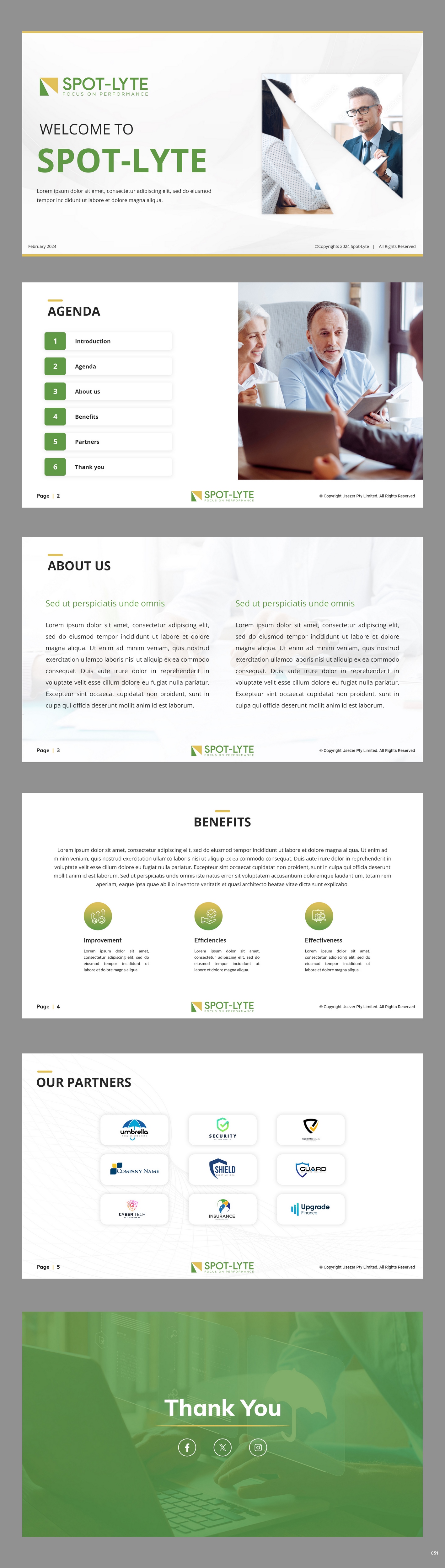 PowerPoint Design by pb for Insurance Catalyst | Design #32264443
