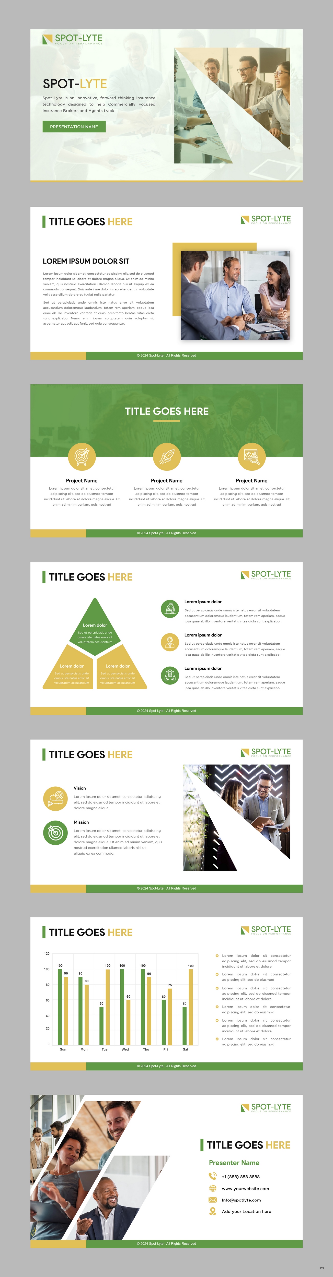 PowerPoint Design by pb for Insurance Catalyst | Design #32264457