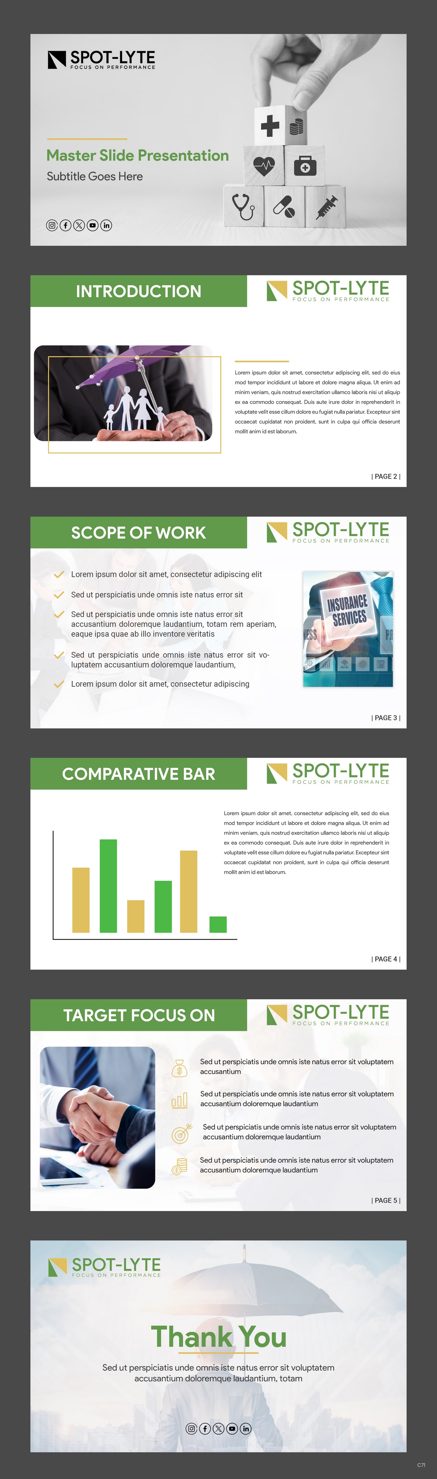 PowerPoint Design by pb for Insurance Catalyst | Design #32271175