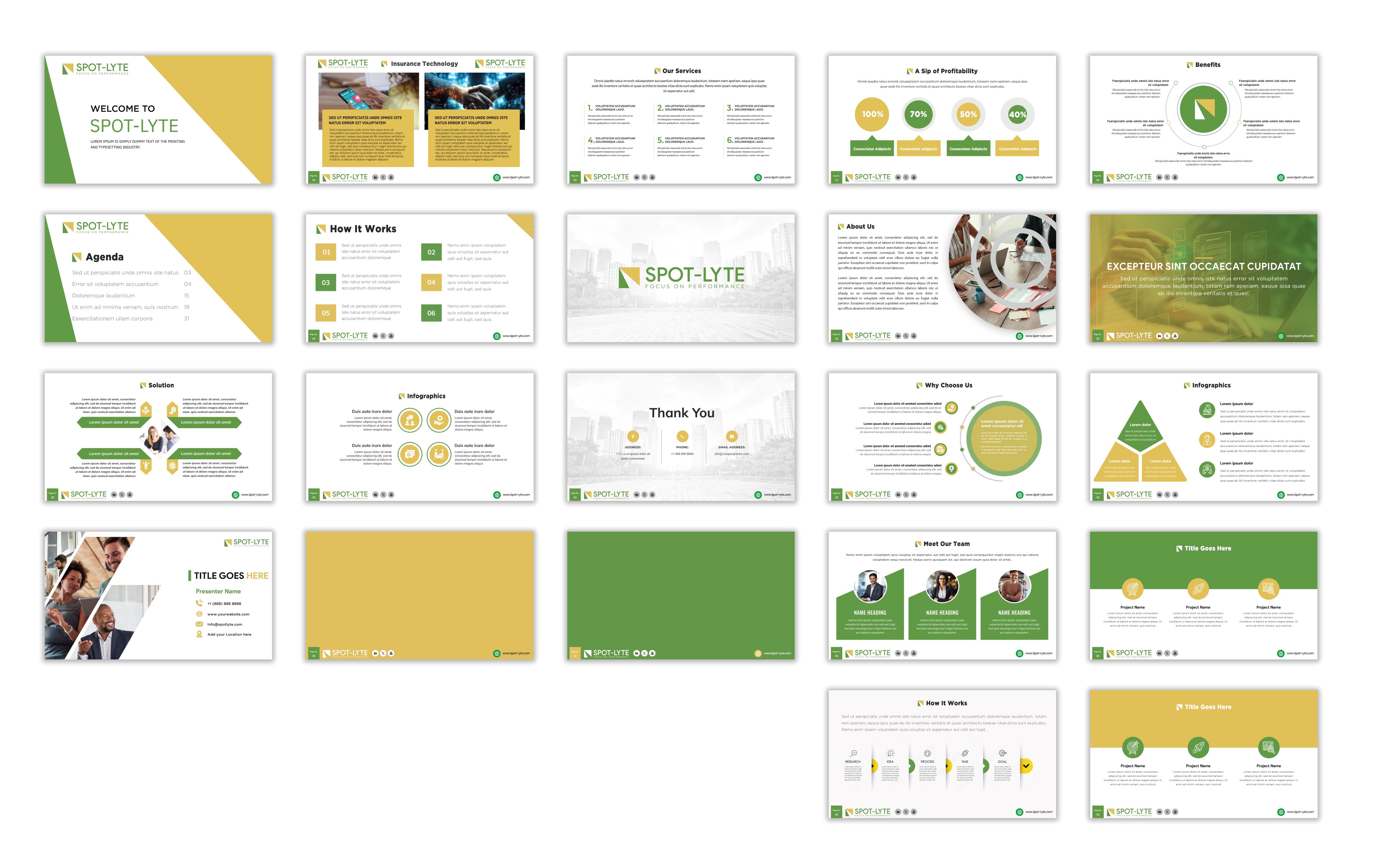 PowerPoint Design by pb for Insurance Catalyst | Design #32300845
