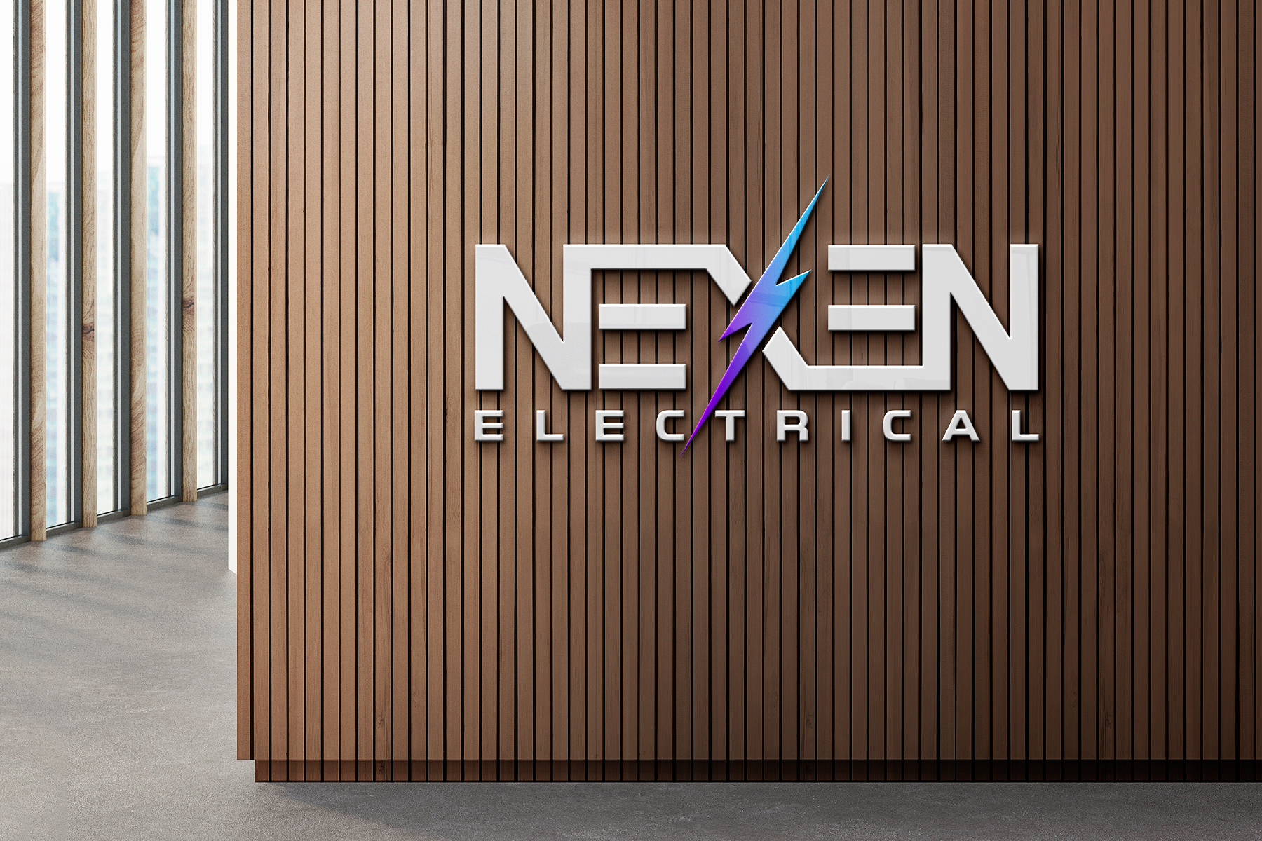 Logo Design by Darshan Dimension for Nexen Electrical | Design #32259868