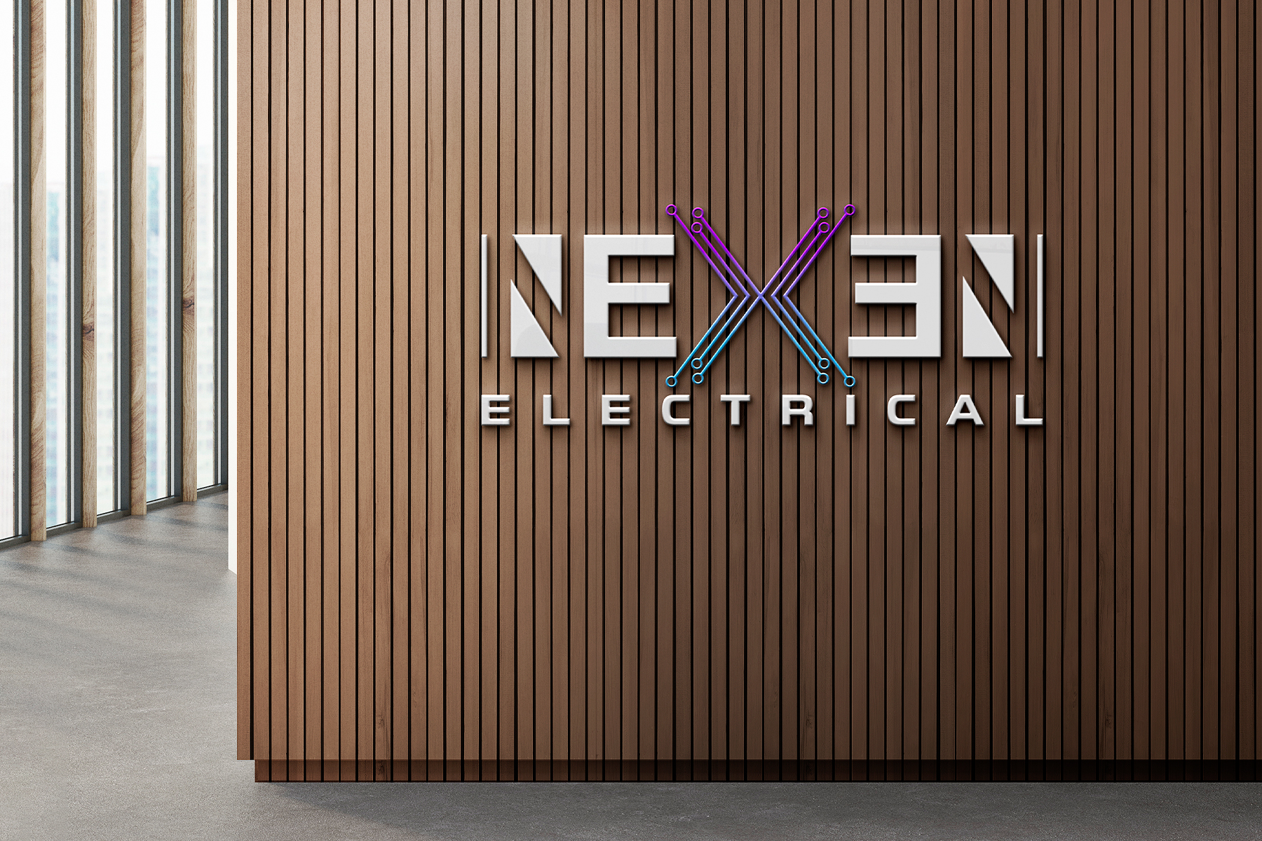 Logo Design by Darshan Dimension for Nexen Electrical | Design #32259875