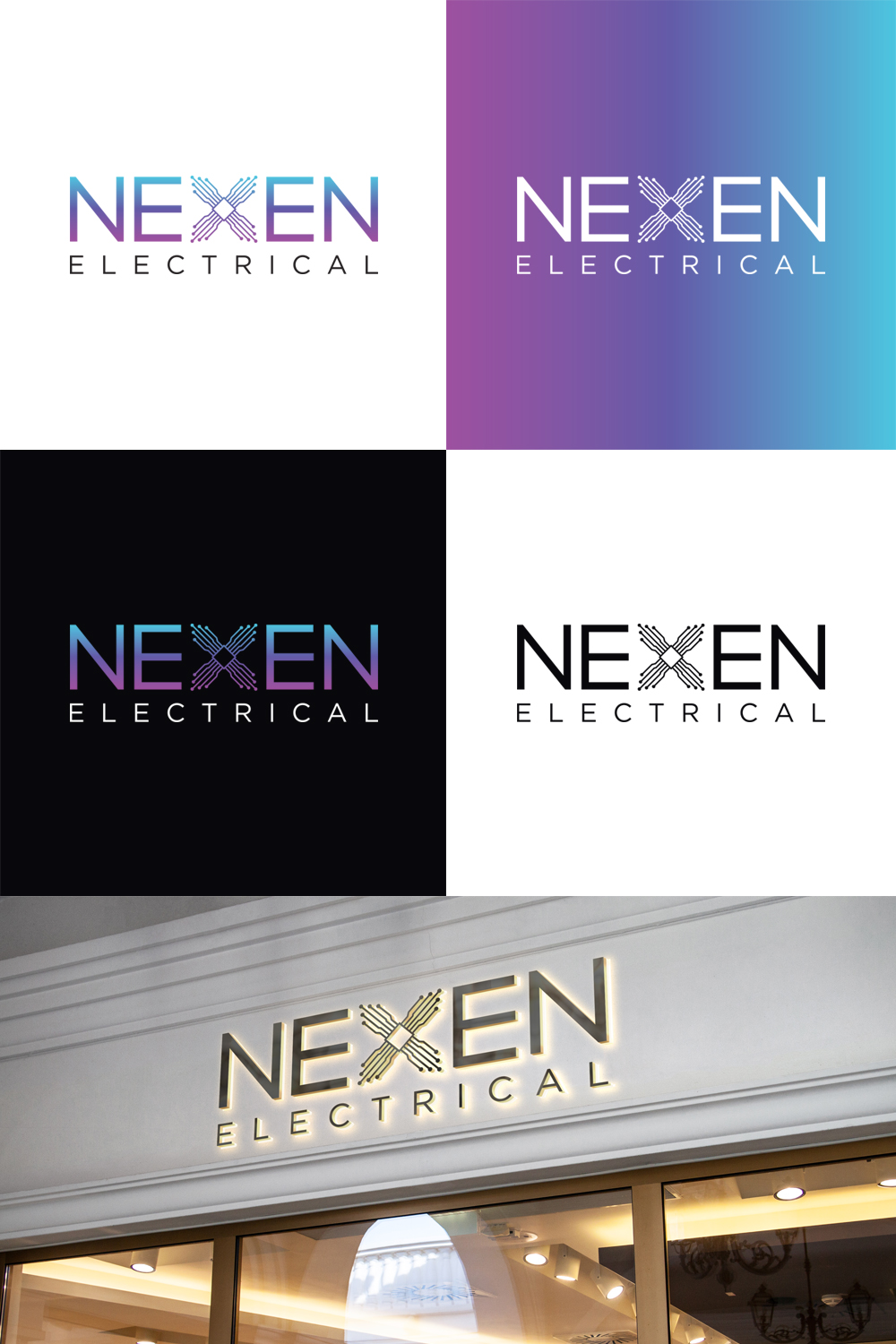 Diseño de Logo por P6 para Nexen Electrical | Diseño #32291255