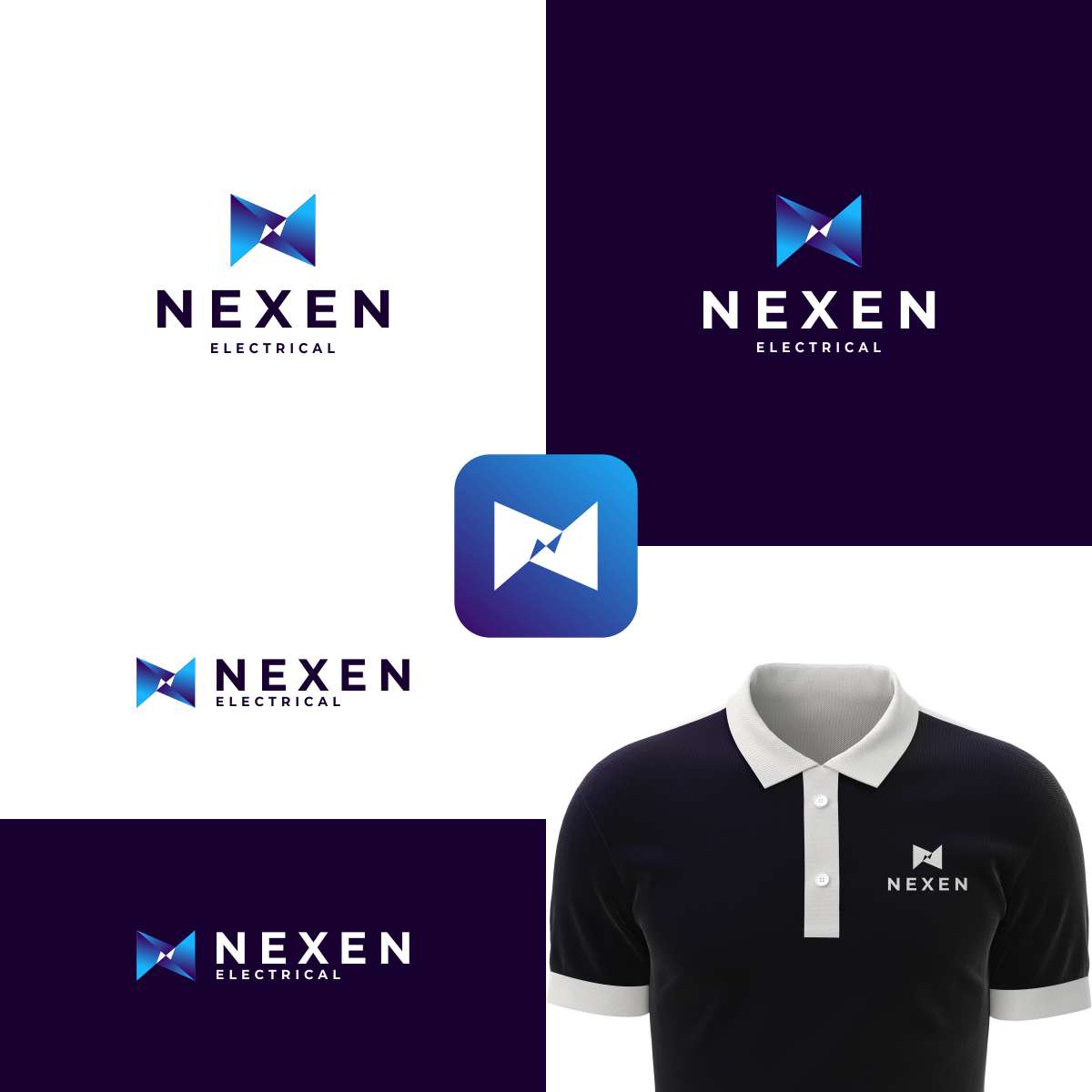 Logo Design by rendy cemix for Nexen Electrical | Design #32266434