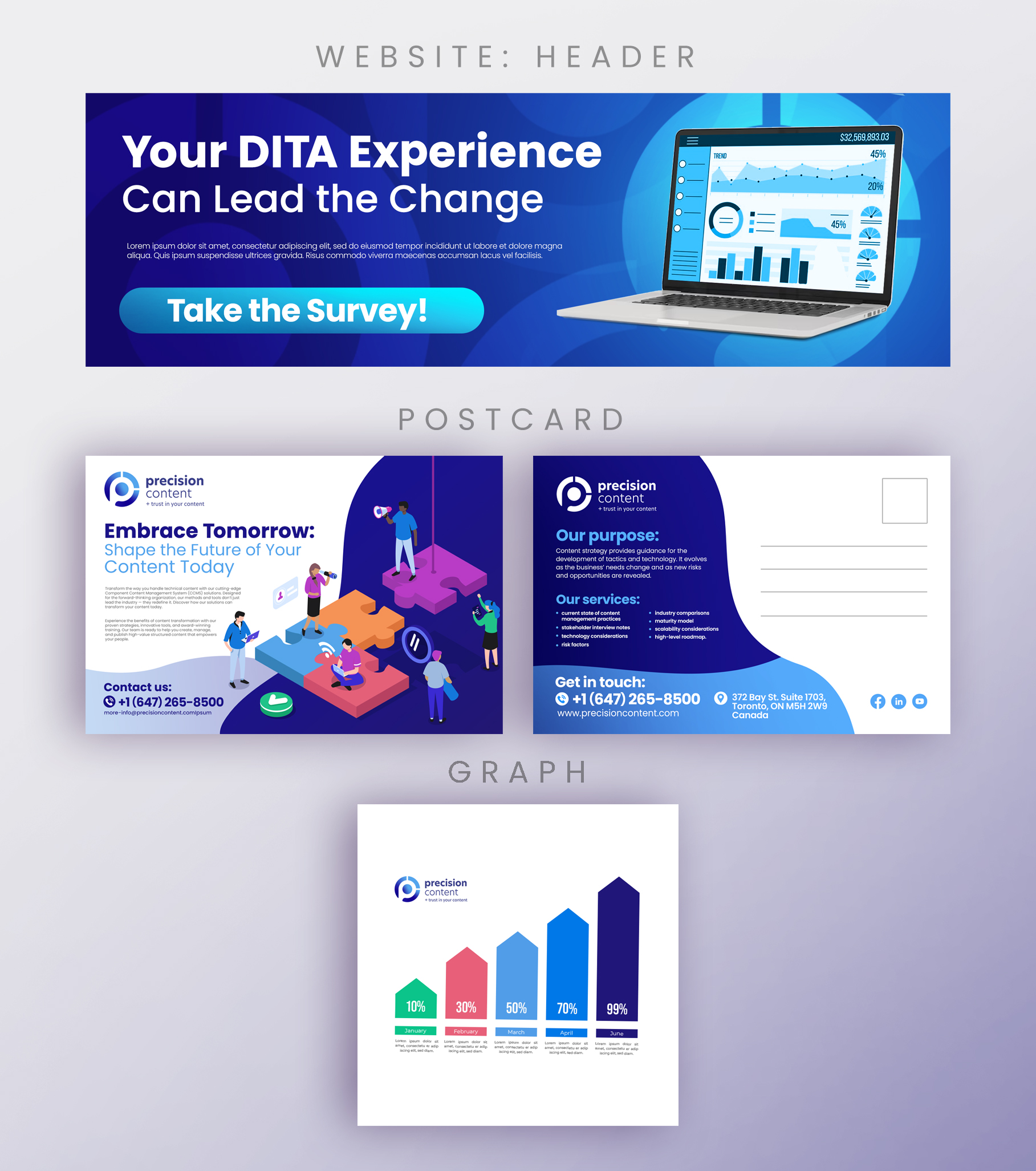 Banner Ad Design by Md. Humayun for Precision Content Authoring Solutions | Design #32270096