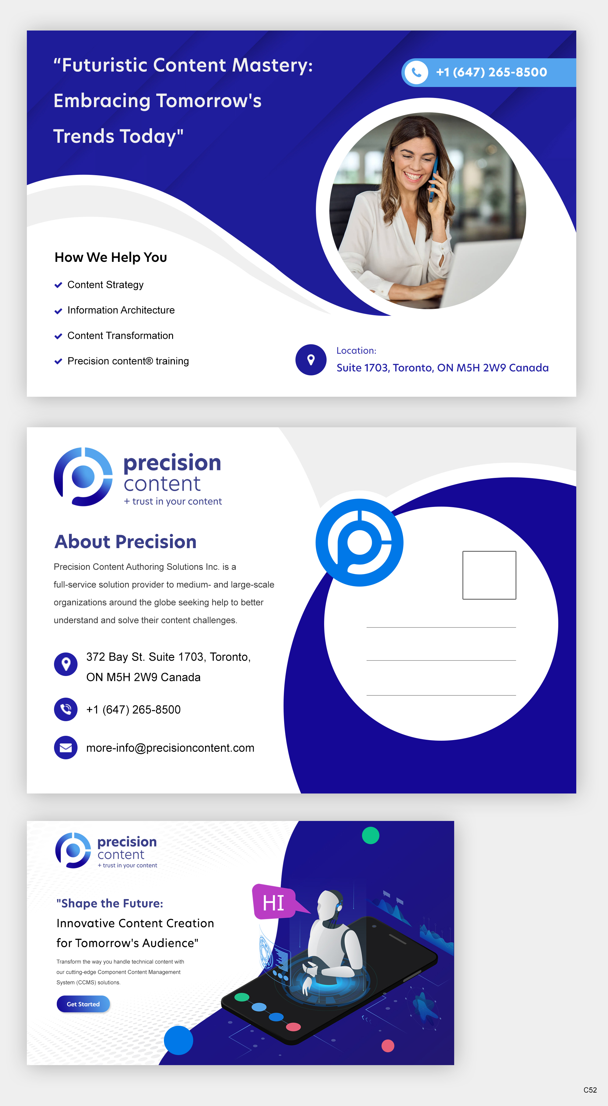 Banner-Design von pb für Precision Content Authoring Solutions | Design #32271124