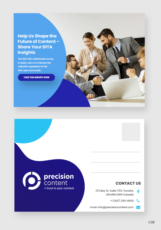 Banner-Design von pb für Precision Content Authoring Solutions | Design #32282777