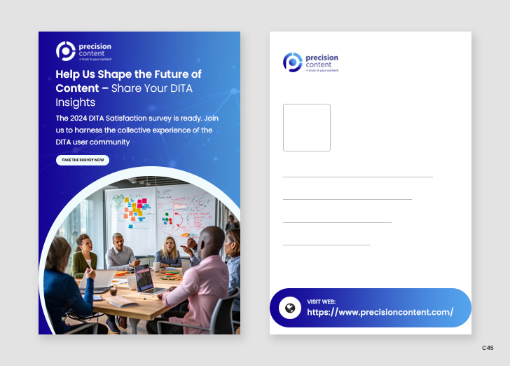 Banner-Design von pb für Precision Content Authoring Solutions | Design #32290626