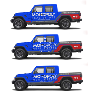 Car Wrap Design by Yoga Tri for Monopoly Real Estate | Design #32274847