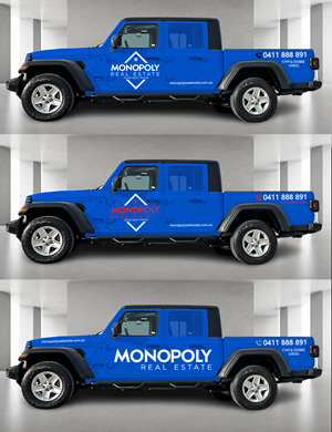 Design de Covering de Véhicule par typefdesign pour Monopoly Real Estate | Design : #32290273