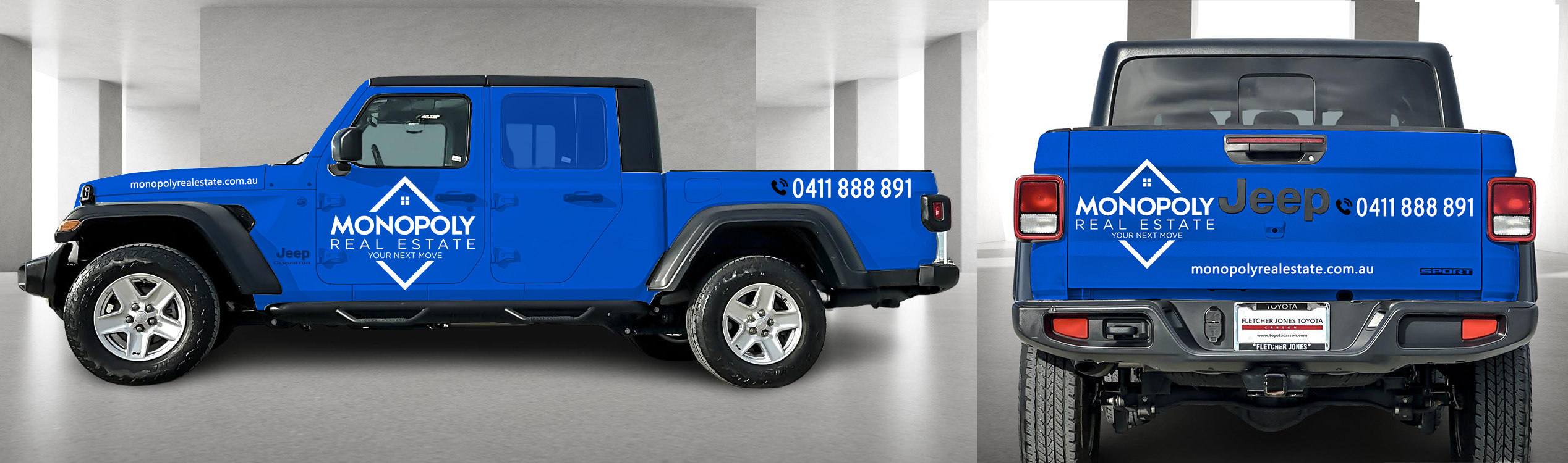 Car Wrap Design by typefdesign for Monopoly Real Estate | Design #32373167