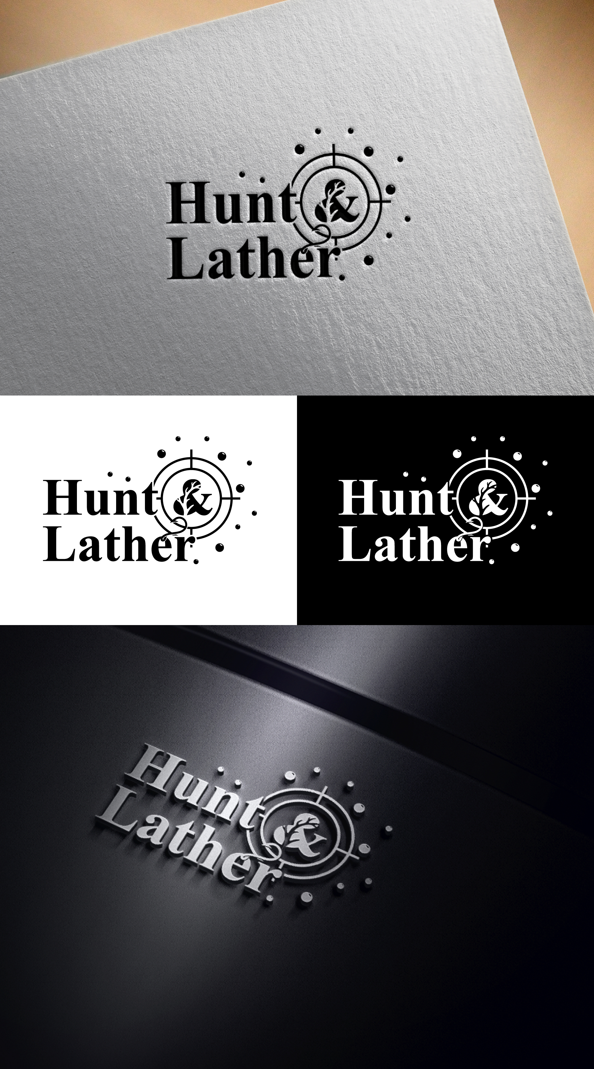 Logo Design by RS_Design for Hunt & Lather, LLC | Design #32268866