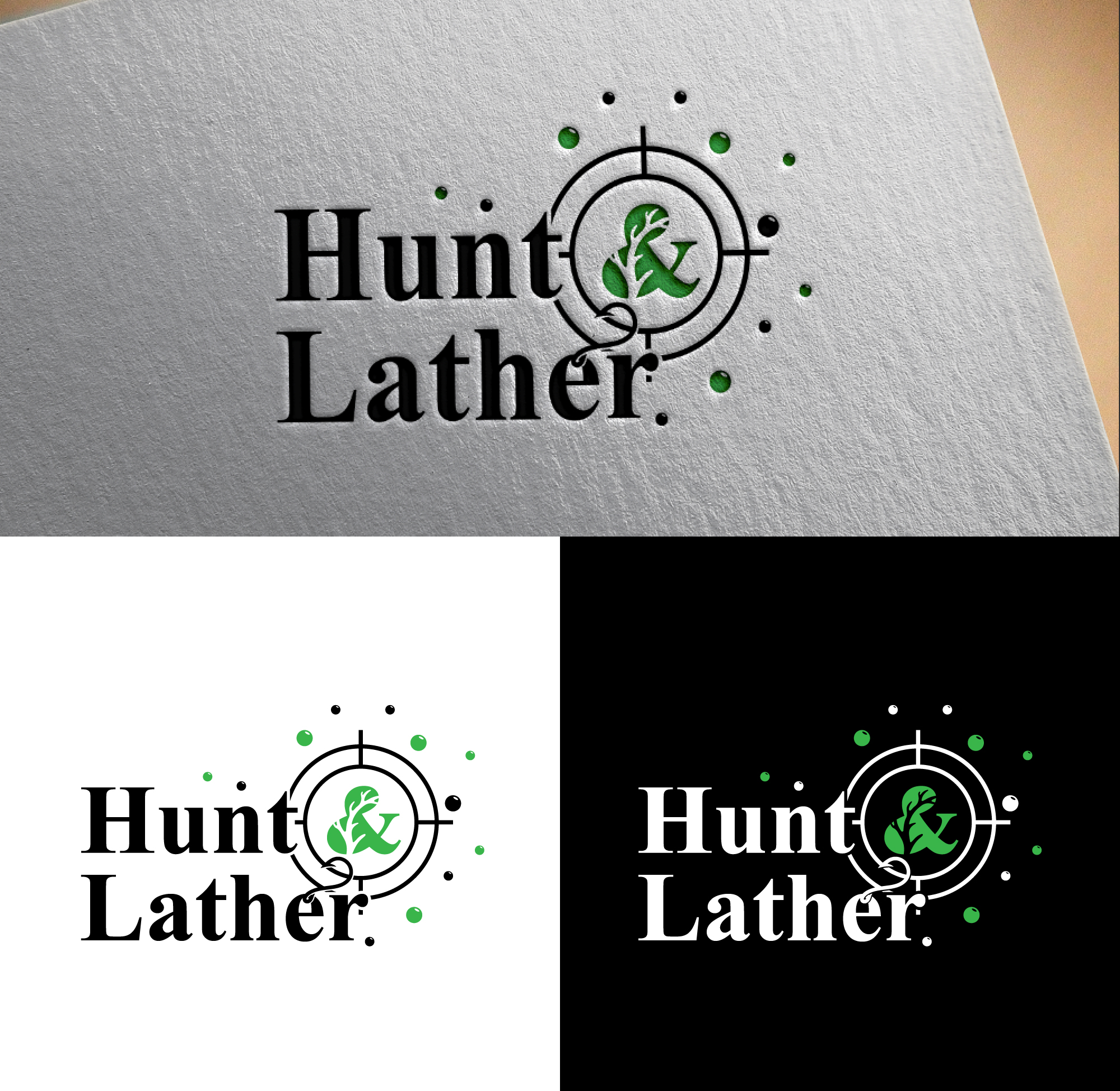 Logo-Design von RS_Design für Hunt & Lather, LLC | Design #32269707