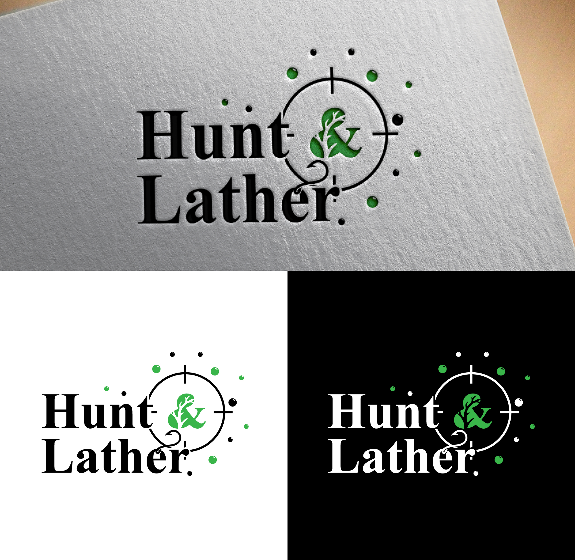 Logo-Design von RS_Design für Hunt & Lather, LLC | Design #32269768