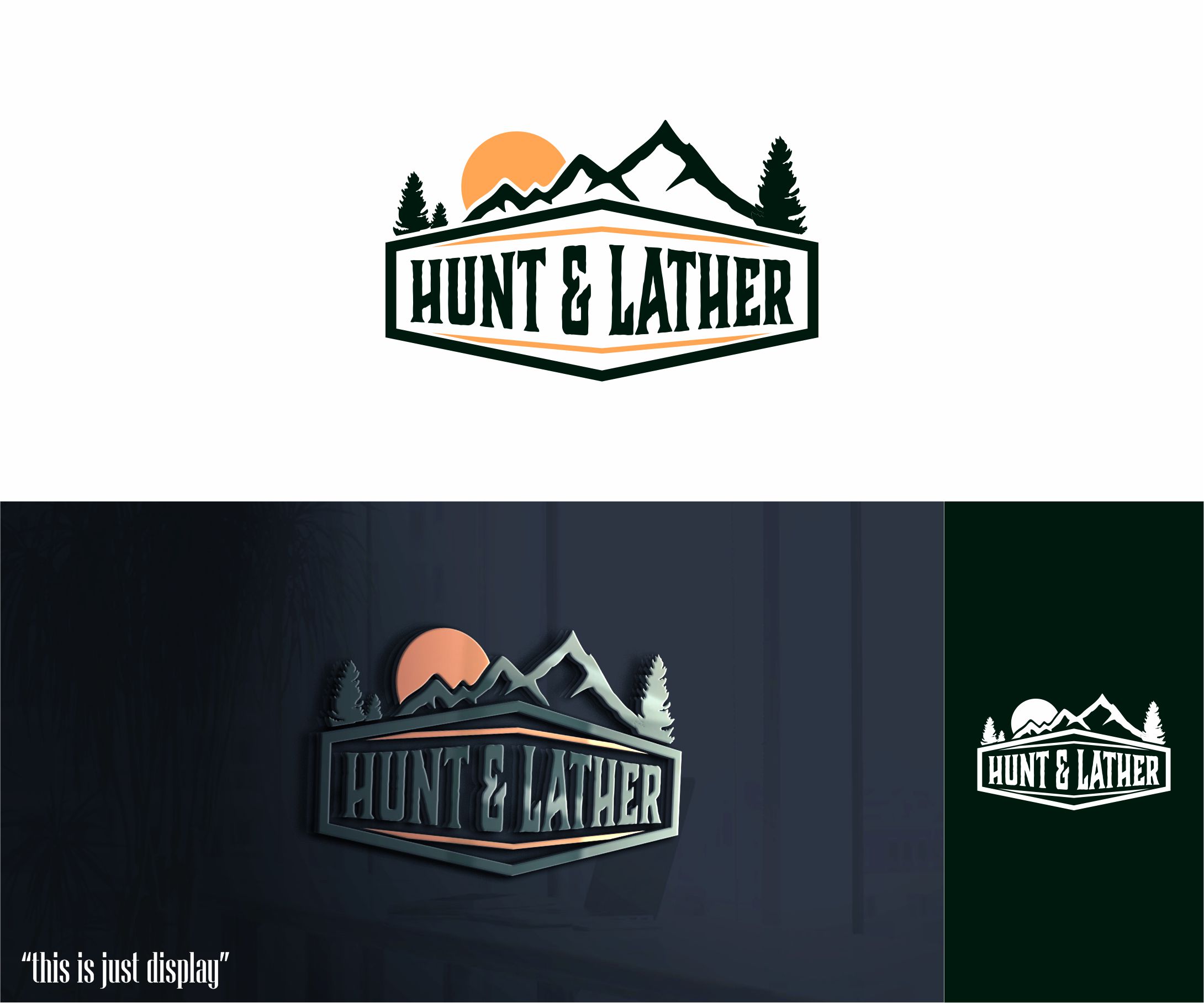 Logo Design by alkaline for Hunt & Lather, LLC | Design: #32271933