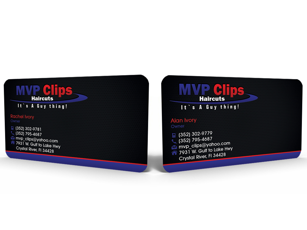 Visitenkarten-Design von Hardcore Design für MVP Clips | Design #3124526