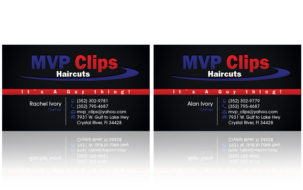 Business Card Design by Hardcore Design for MVP Clips | Design #3124528