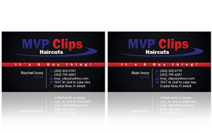 Business Card Design by Hardcore Design for MVP Clips | Design: #3124528