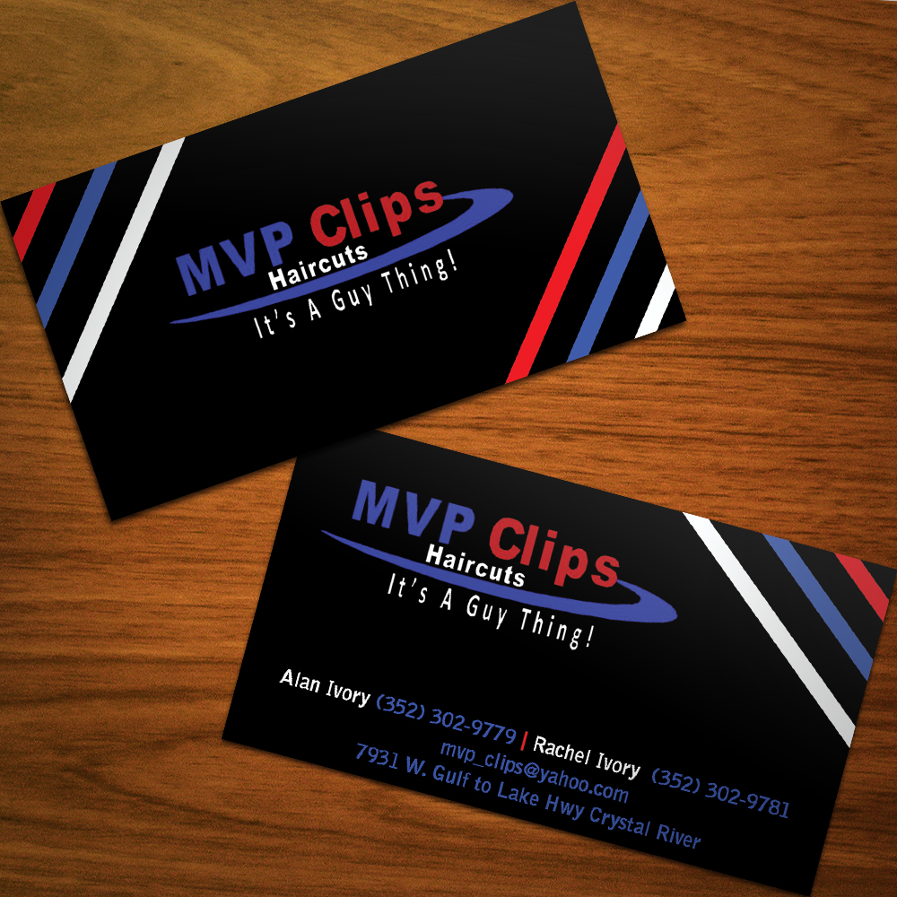 Diseño de Tarjeta de Presentación por Rusty Design para MVP Clips | Diseño #3099376