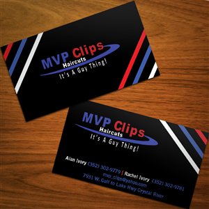 Business Card Design by Rusty Design for MVP Clips | Design: #3099376
