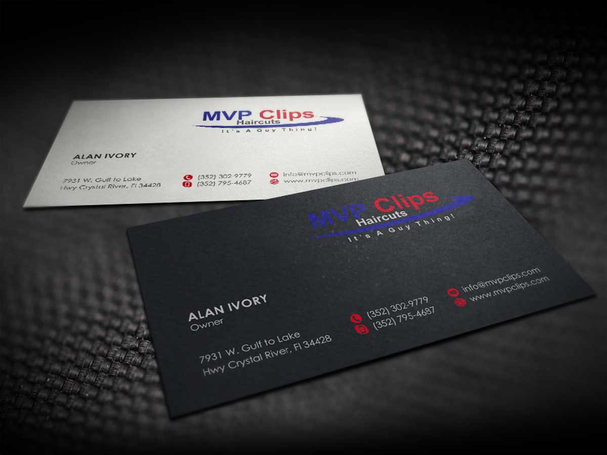 Diseño de Tarjeta de Presentación por logodentity para MVP Clips | Diseño #3096148