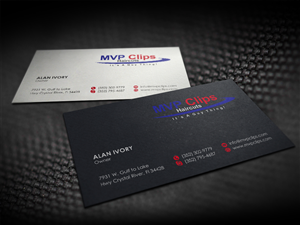 Business Card Design by logodentity for MVP Clips | Design: #3096148