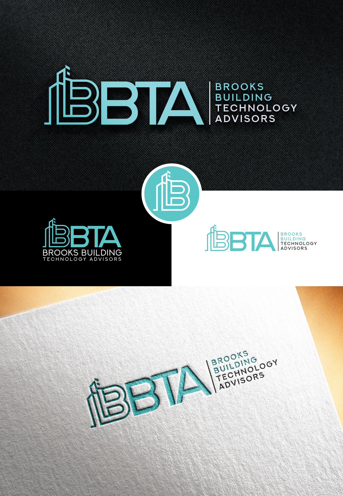 Logo Design by step forward 2 for Brooks Building Technology Advisors | Design #32279471